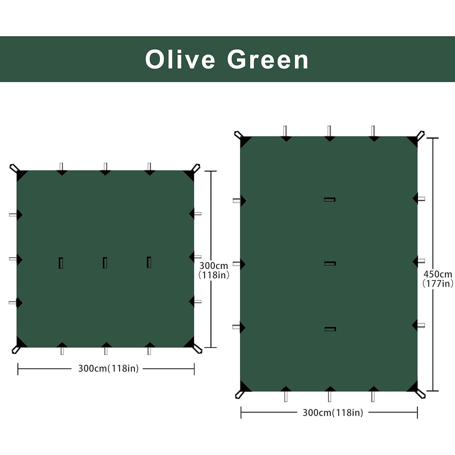 Lona Impermeable KALINCO 3x4.5m para Camping y Senderismo