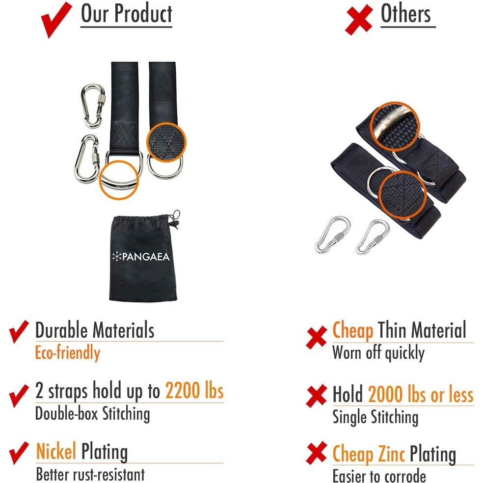 Kit de correas colgantes Pangaea para columpios de árbol 1.52m