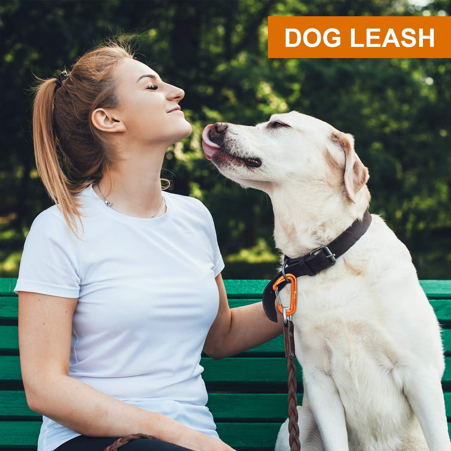 Carabineros de Alta Resistencia Favofit 12KN Naranja - Set de 4