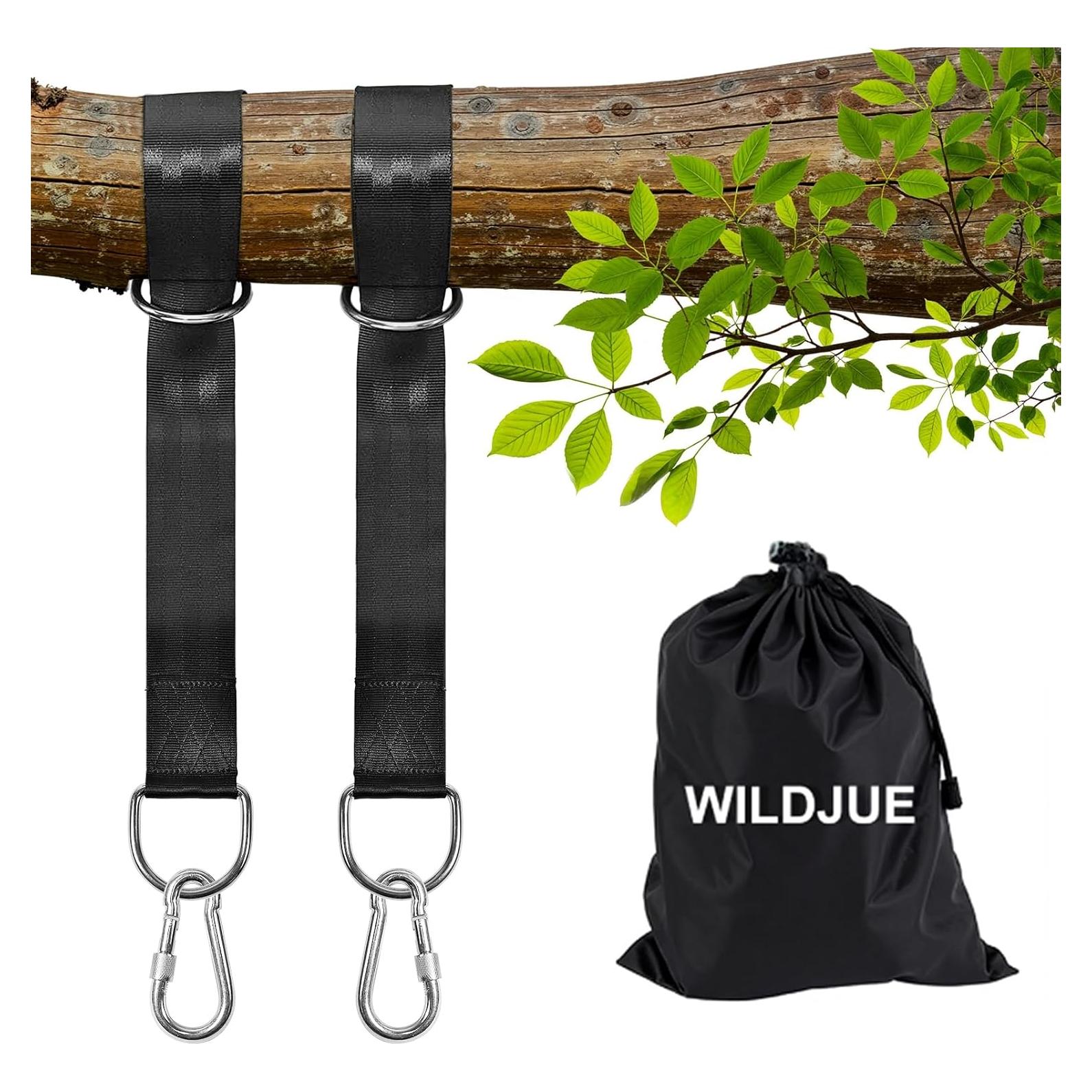 Kit de correas colgantes WILDJUE para columpios de árbol 1.52m