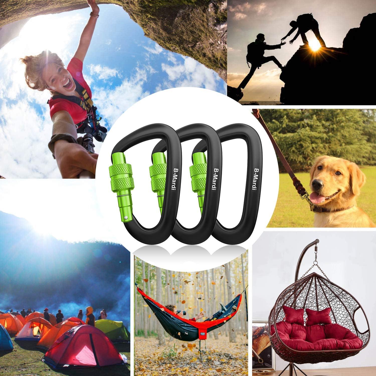 Ganchos de Carabineros B-Mardi 12kN Aluminio Multiusos