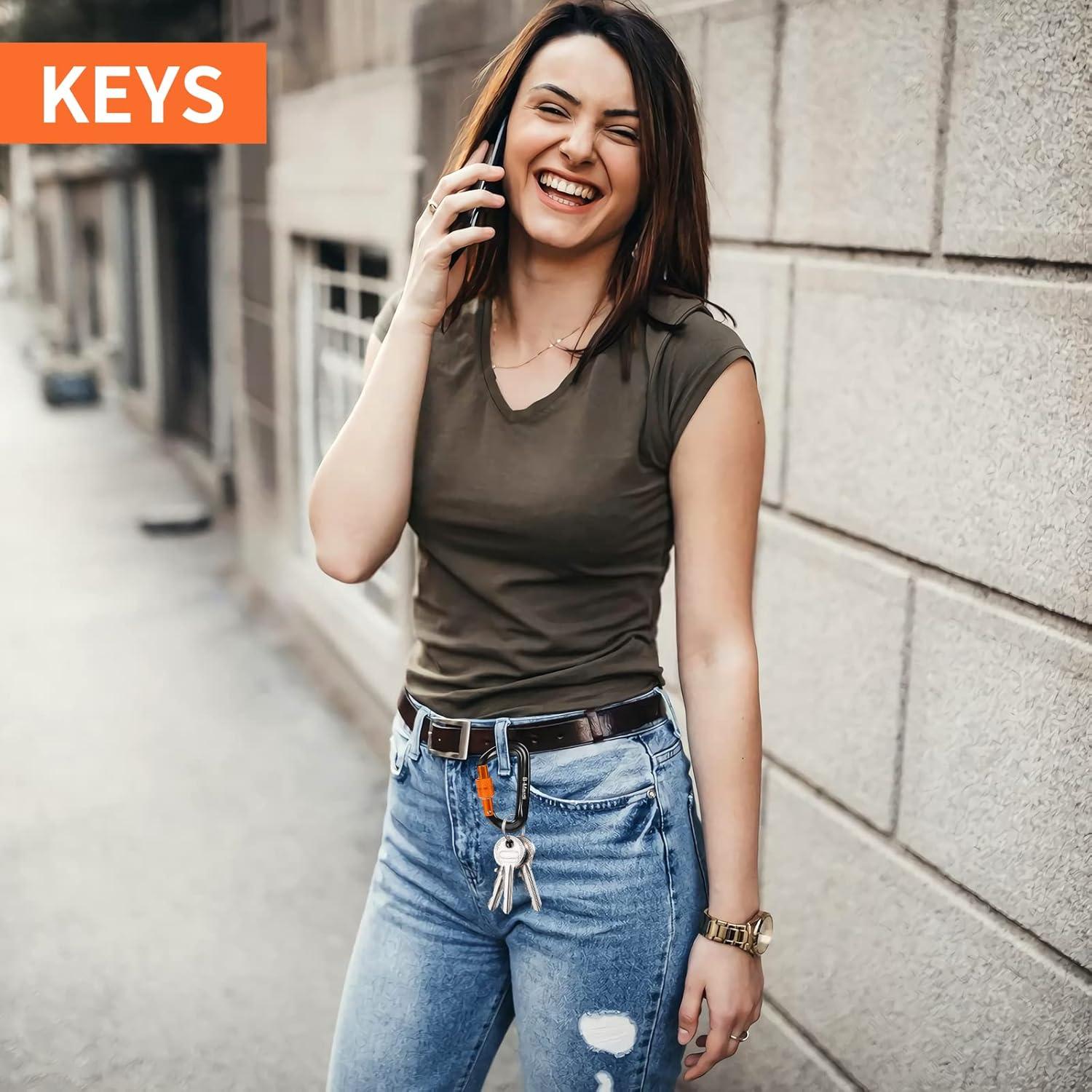 Ganchos de Carabineros B-Mardi 12kN Aluminio Multiusos