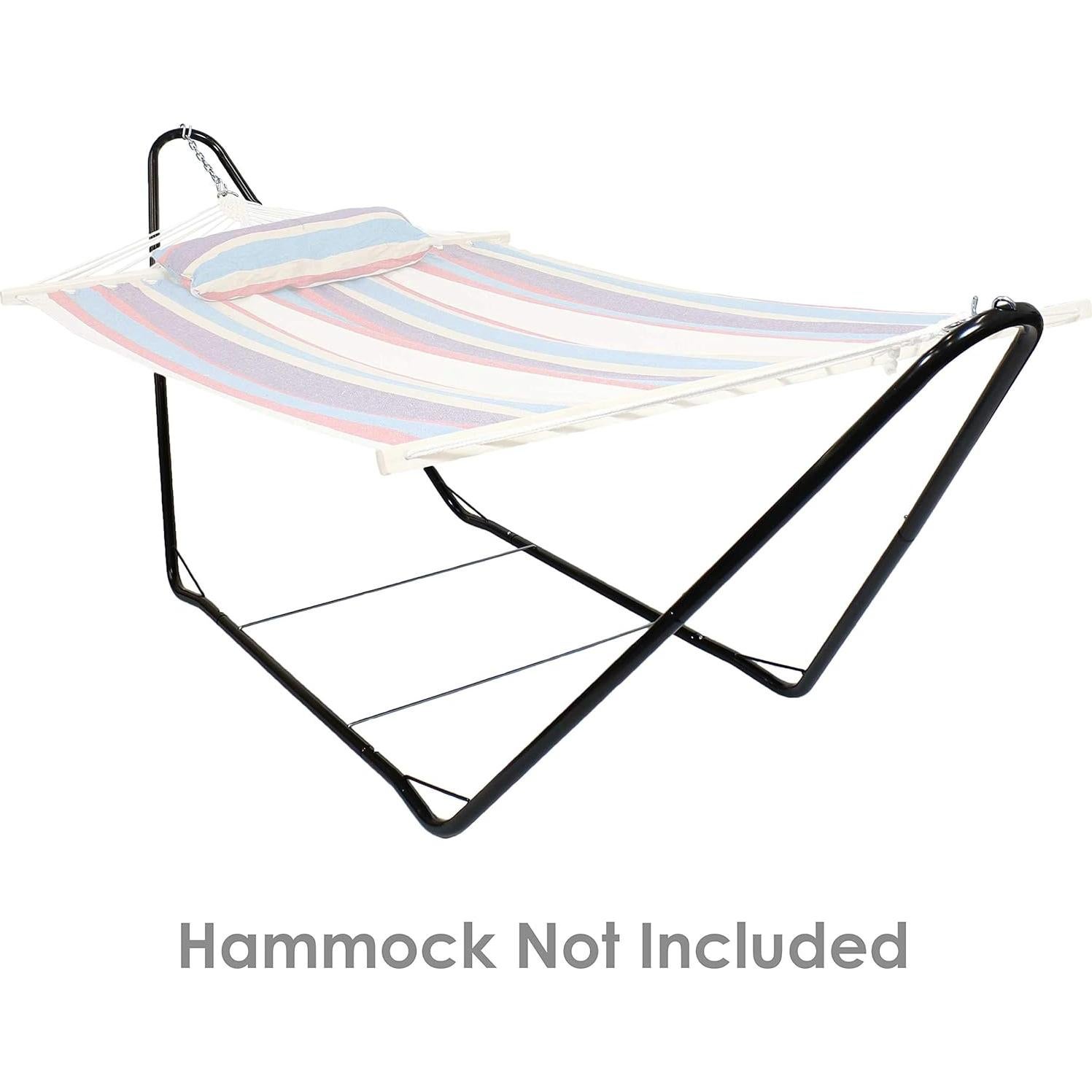 Soporte de Hamaca Portátil Sunnydaze de Acero 3m Negro