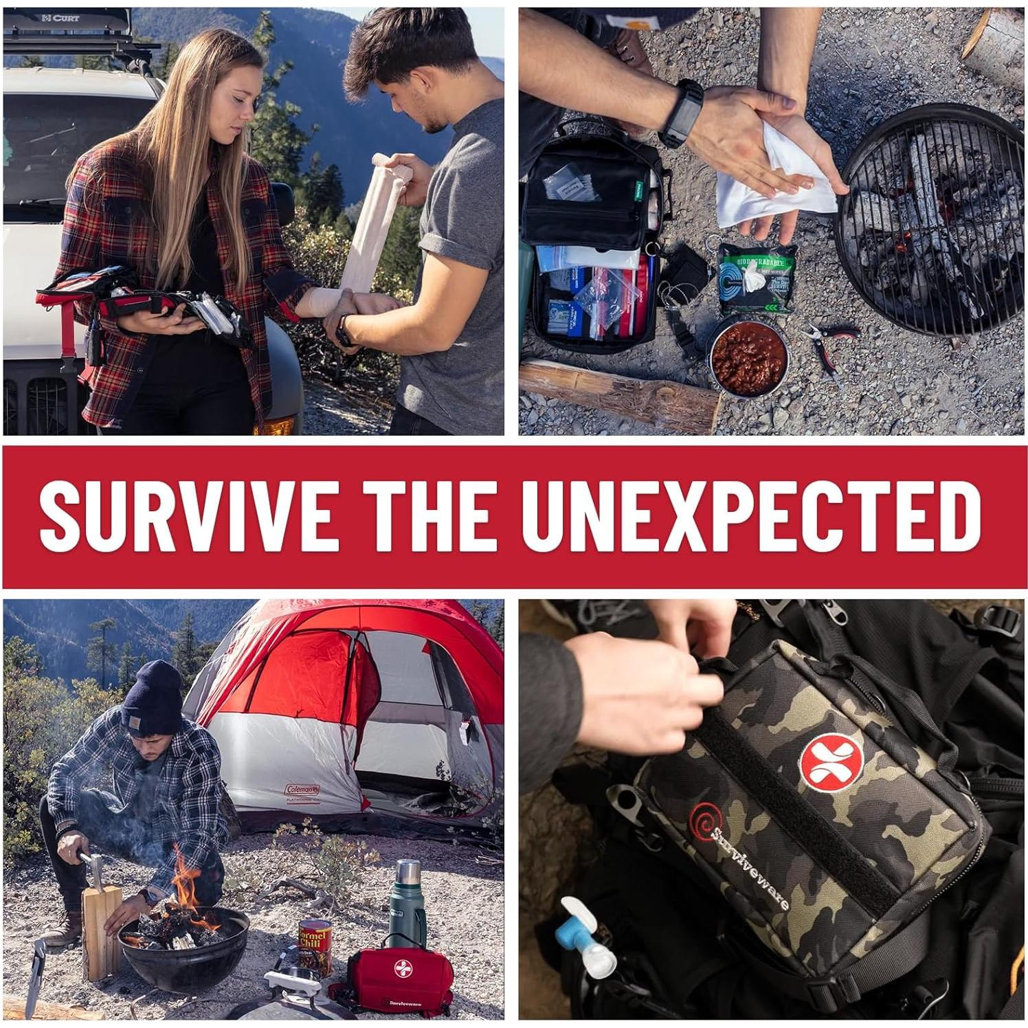 Kit de Primeros Auxilios Surviveware 119 Pcs Camo Resistente