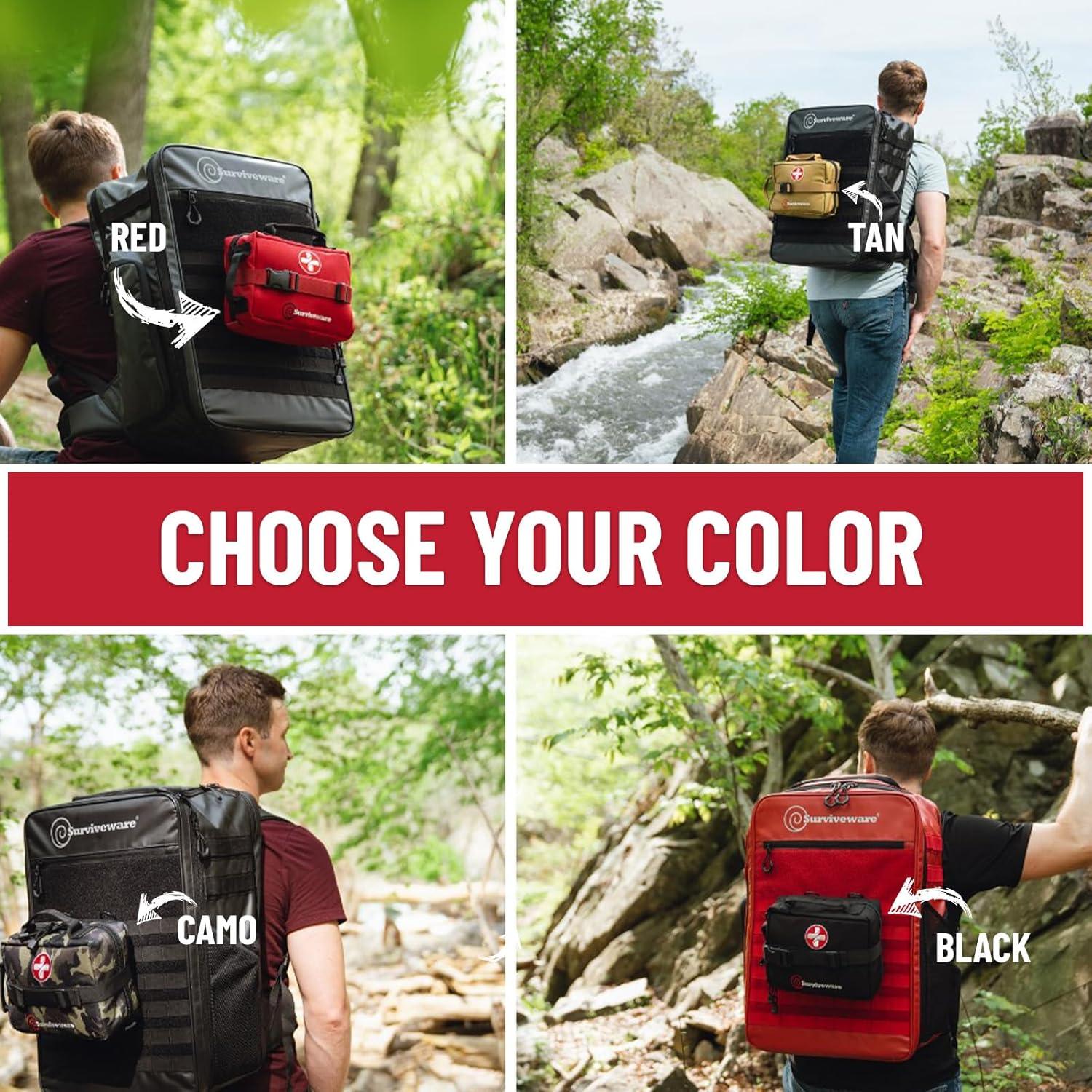 Kit de Primeros Auxilios Surviveware 119 Pcs Camo Resistente