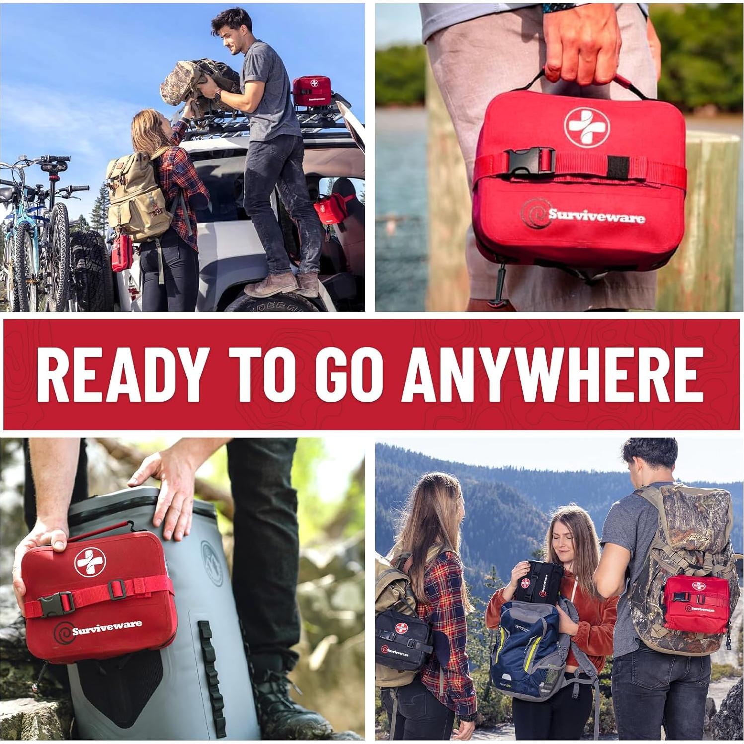 Kit de Primeros Auxilios Impermeable Surviveware - 1.04 kg