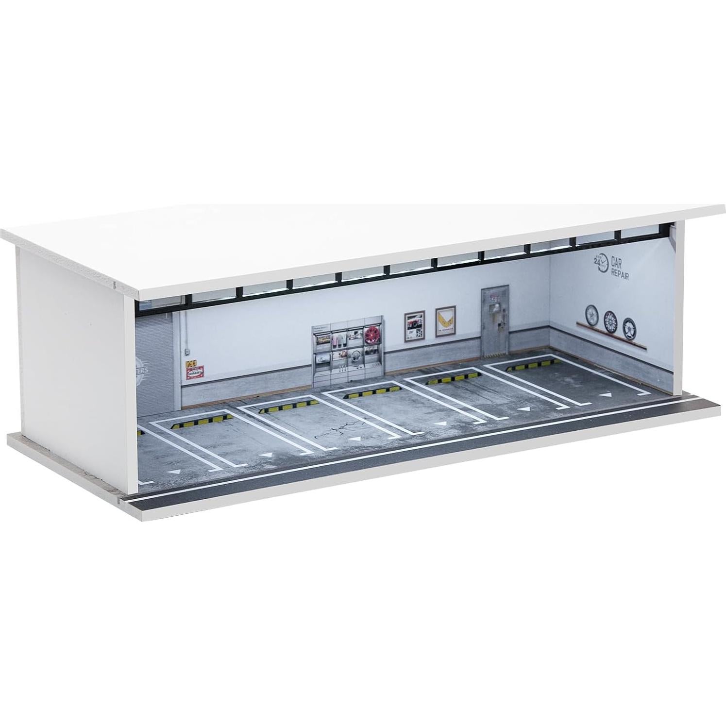 Caja de exhibición Gtcwmx para autos 1:64 con LED