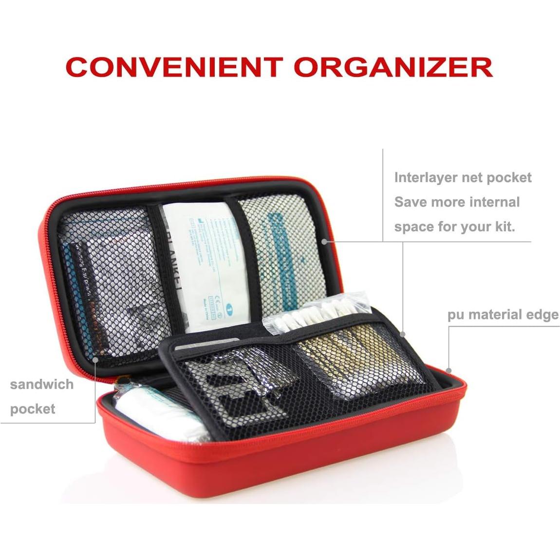 Kit de Primeros Auxilios SHBC 139 Piezas Compacto Impermeable