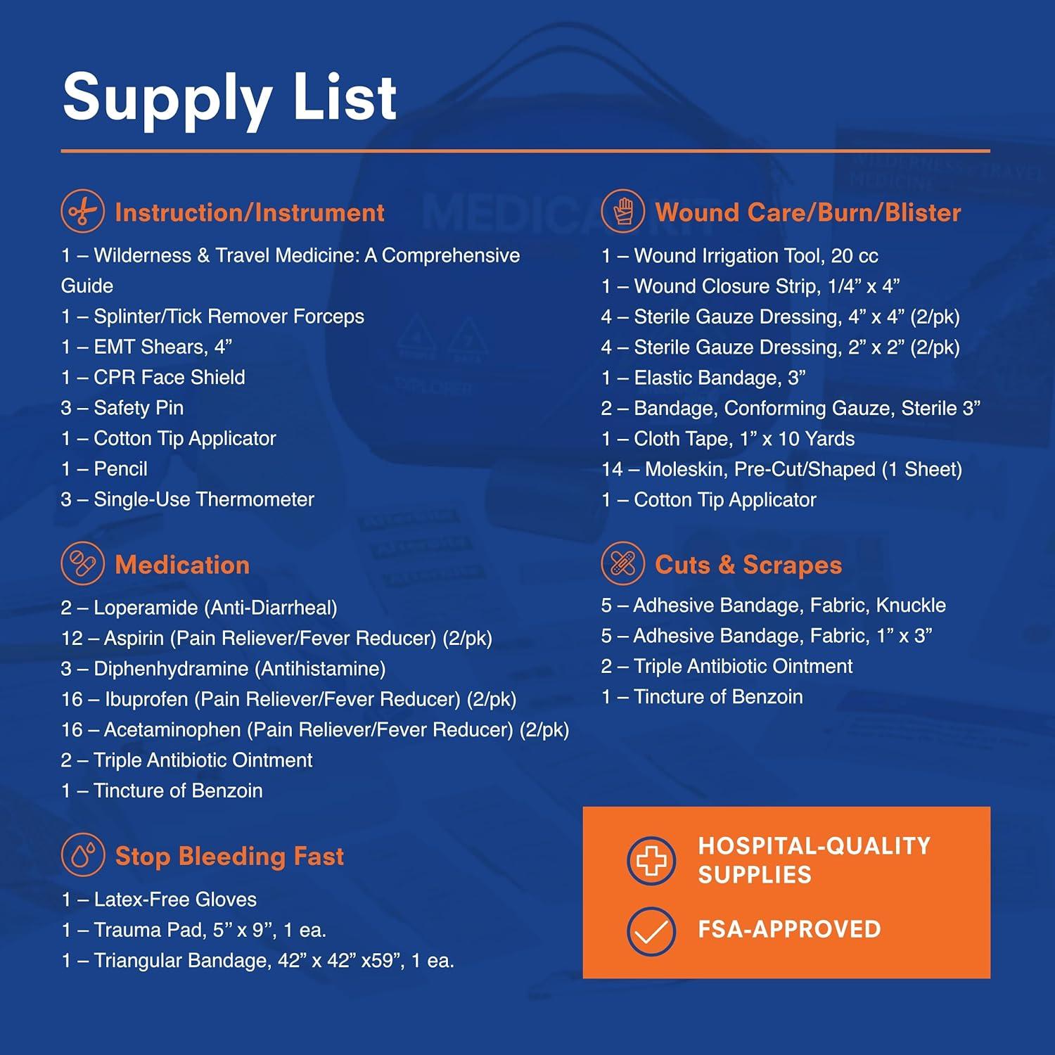 Kit de Primeros Auxilios Adventure Medical Kits - 4 Personas 7 Días