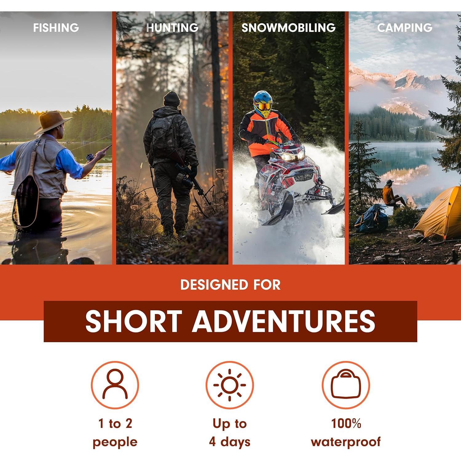 Kit de Primeros Auxilios Adventure Medical Kits Sportsman 100 - 2 Personas 4 Días