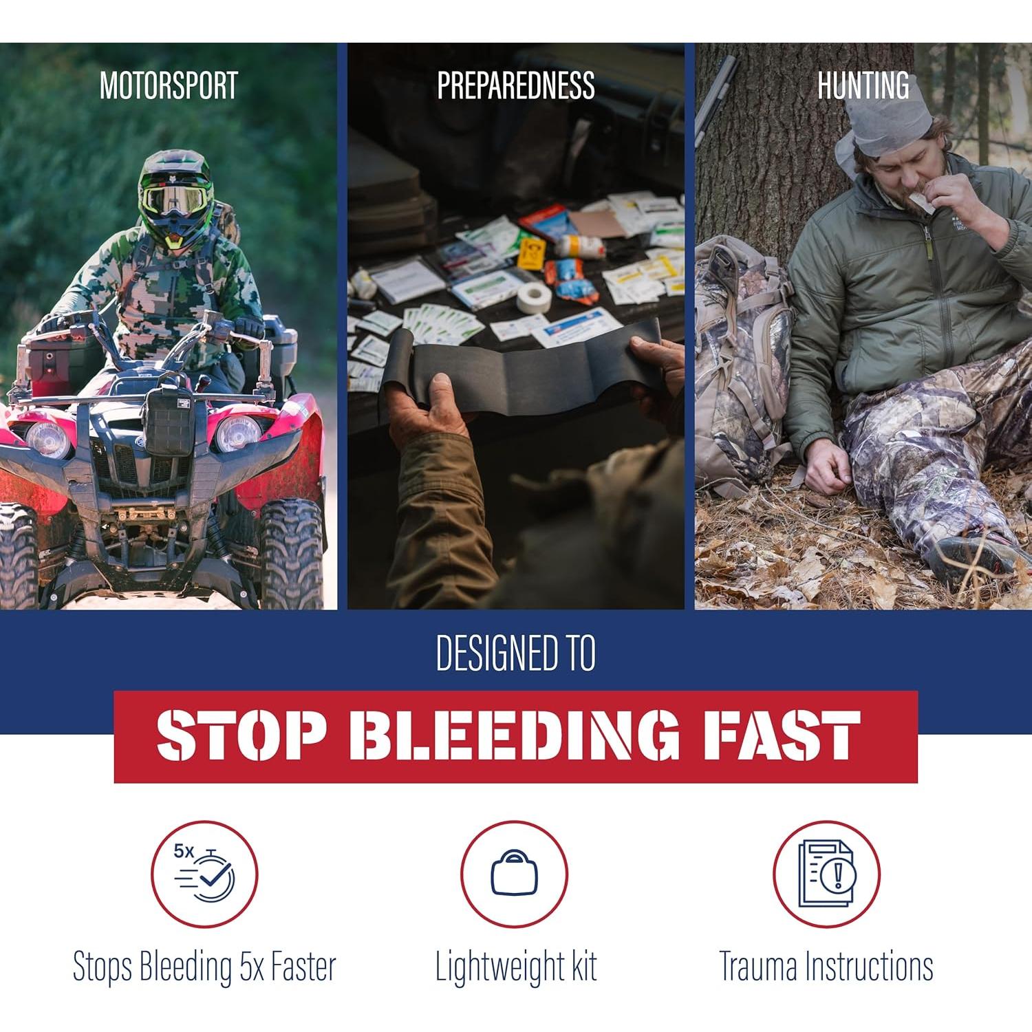 Kit de Primeros Auxilios Adventure Medical Trauma Pak QuikClot