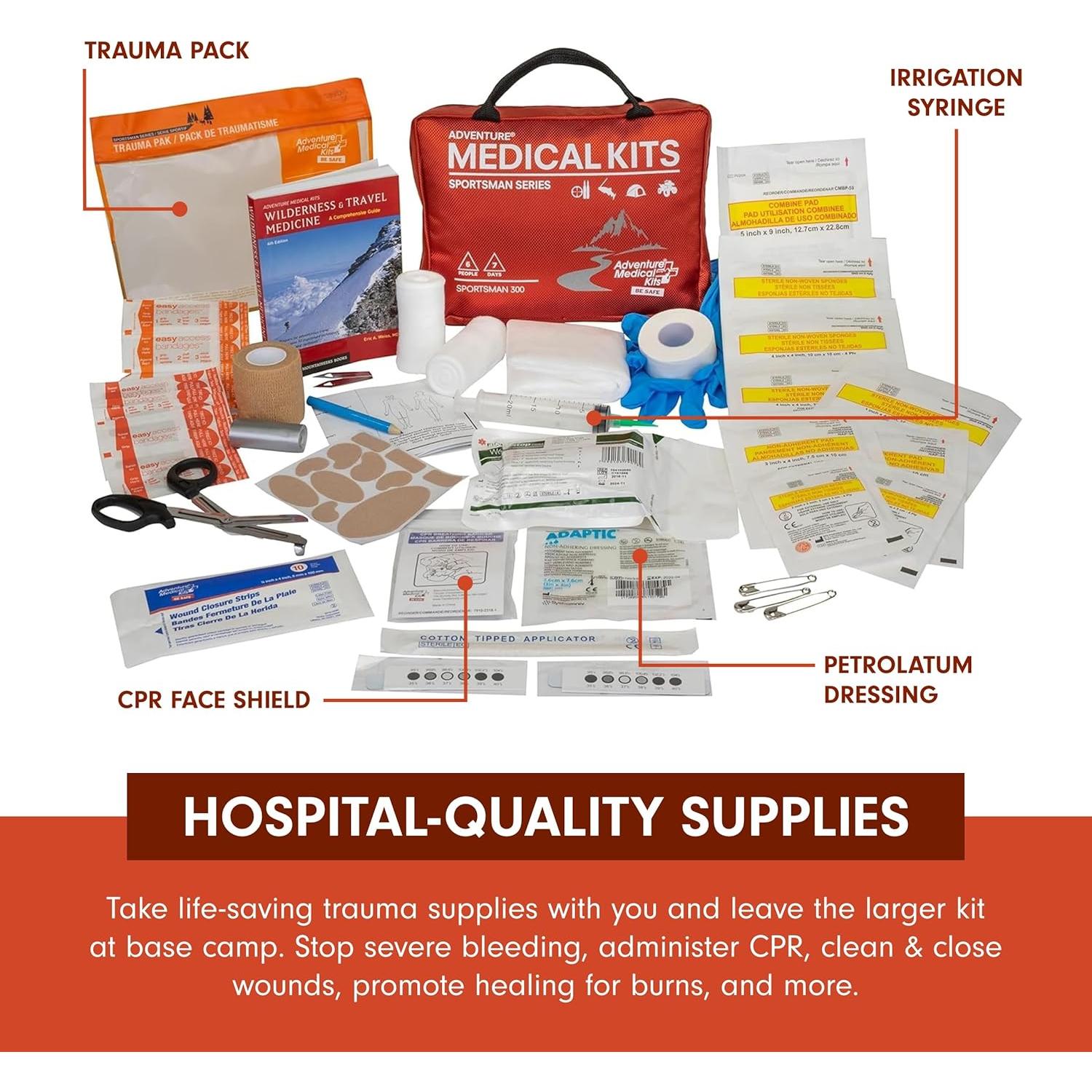 Kit de Primeros Auxilios Adventure Medical Kits Sportsman 300 - Para 6 Personas