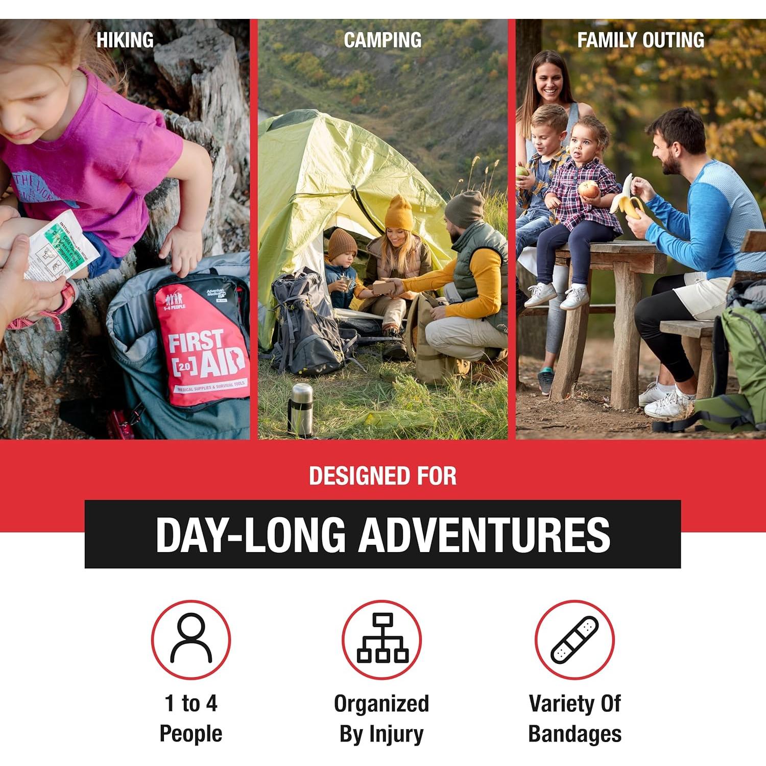 Kit de Primeros Auxilios Adventure Medical Kits 2.0 - 21.6x15.2cm