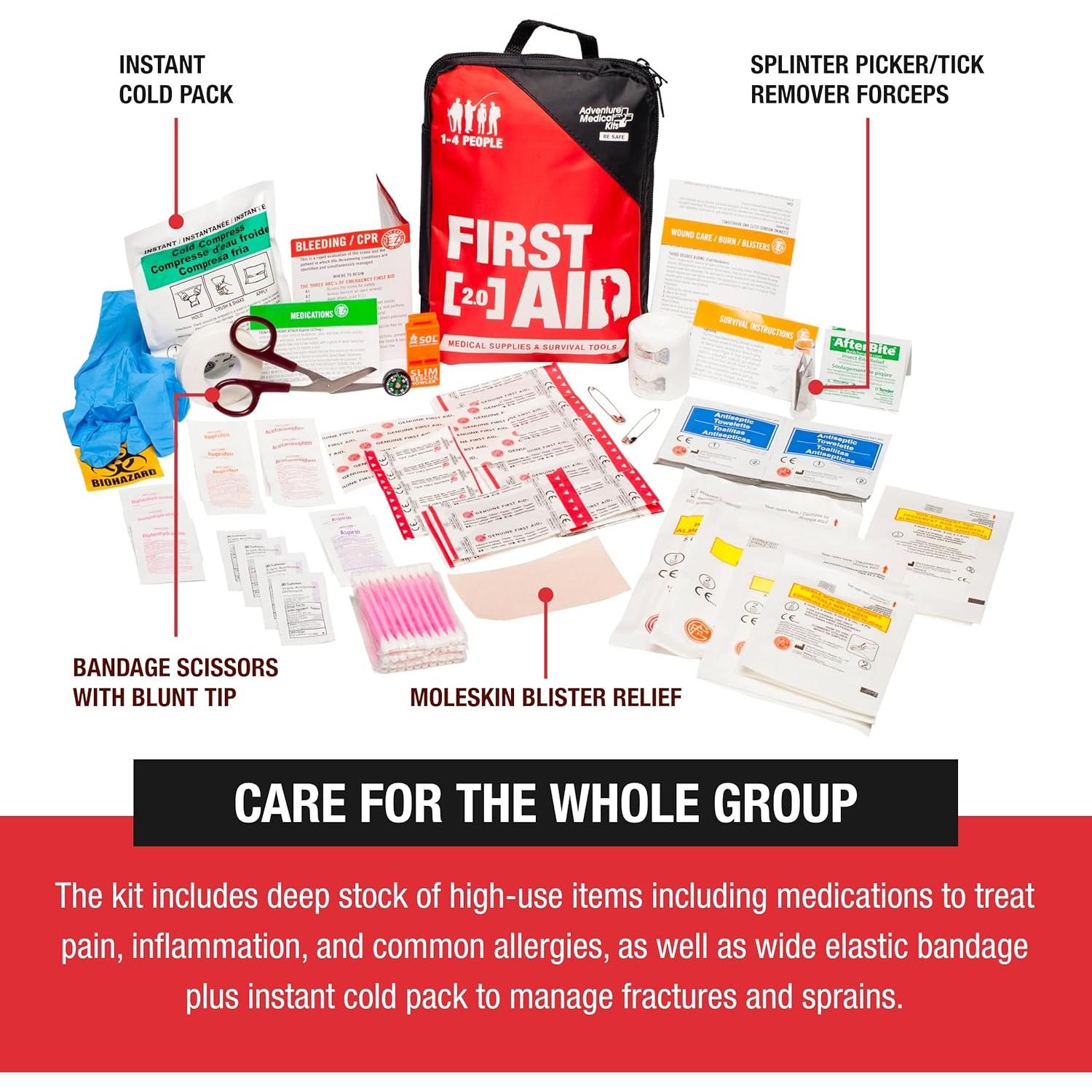 Kit de Primeros Auxilios Adventure Medical Kits 2.0 - 21.6x15.2cm