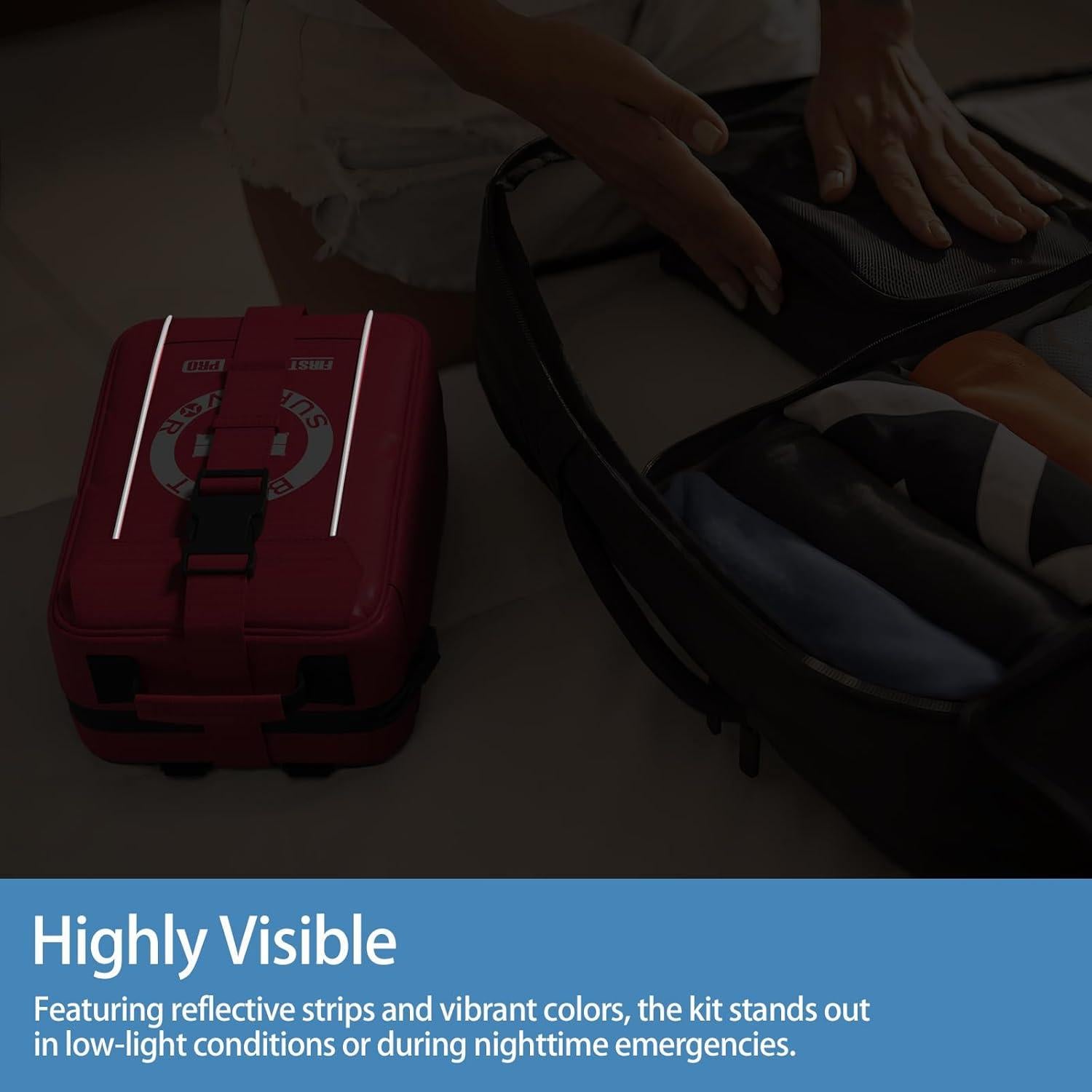 Kit de Primeros Auxilios Besst Survivor - 265 Piezas para Emergencias