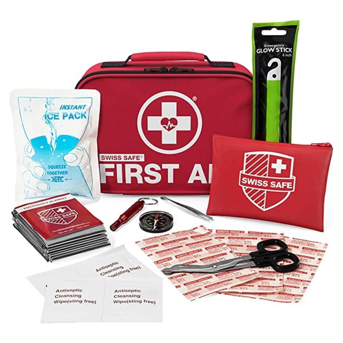 Kit de Primeros Auxilios Swiss Safe 152 Piezas para Emergencias