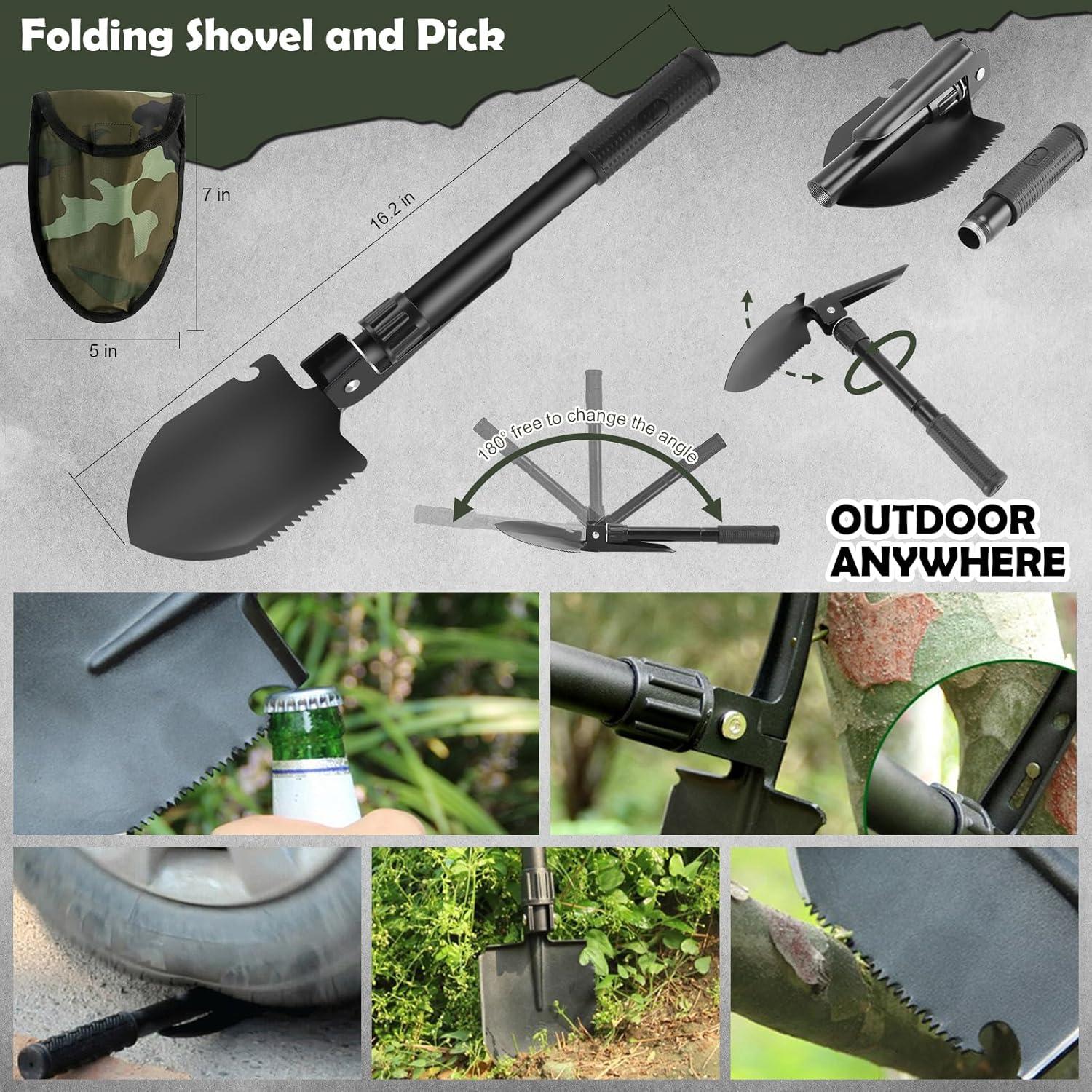 Kit de Supervivencia 320 PCS Dlmd con Primeros Auxilios y Bolsa Molle