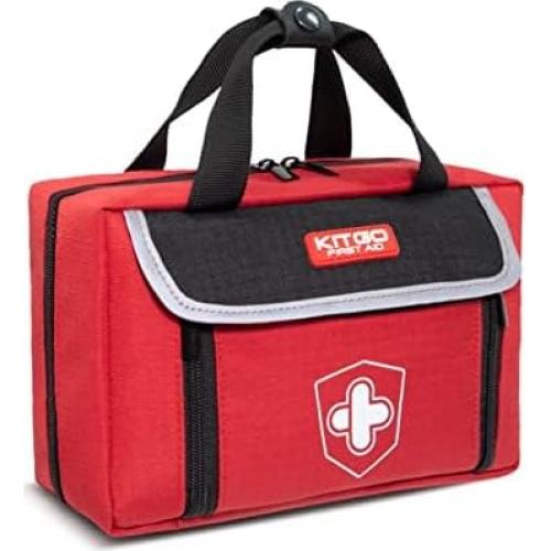 Kit de Primeros Auxilios Kitgo 218 Piezas Compacto Rojo