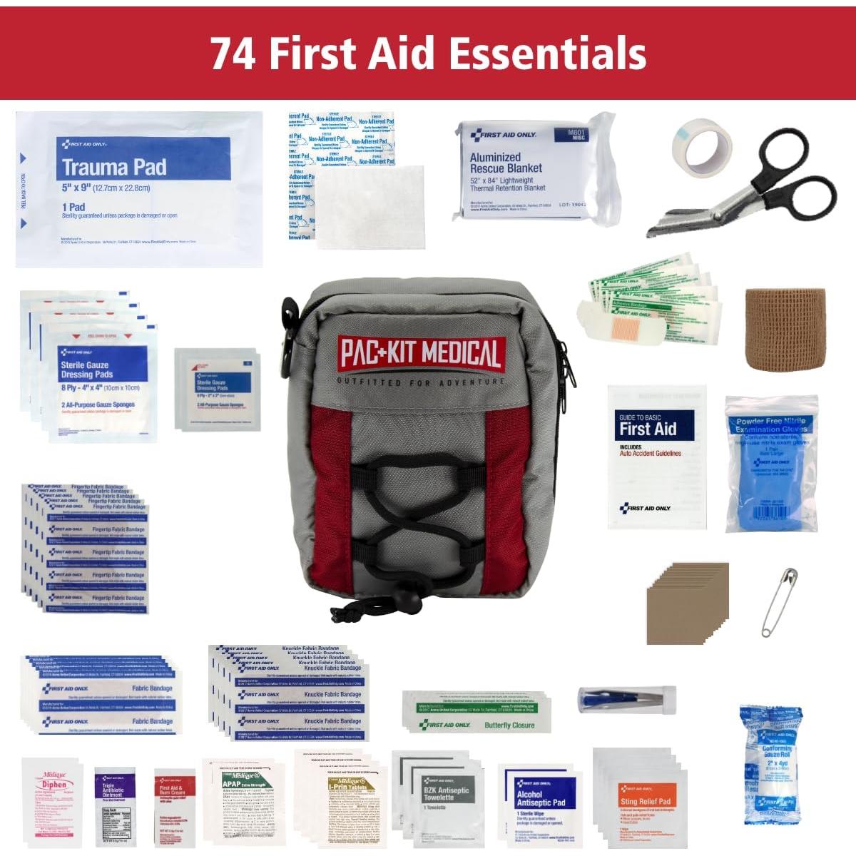 Kit de Primeros Auxilios Pac-Kit Trailblazer 2 - 74 Piezas