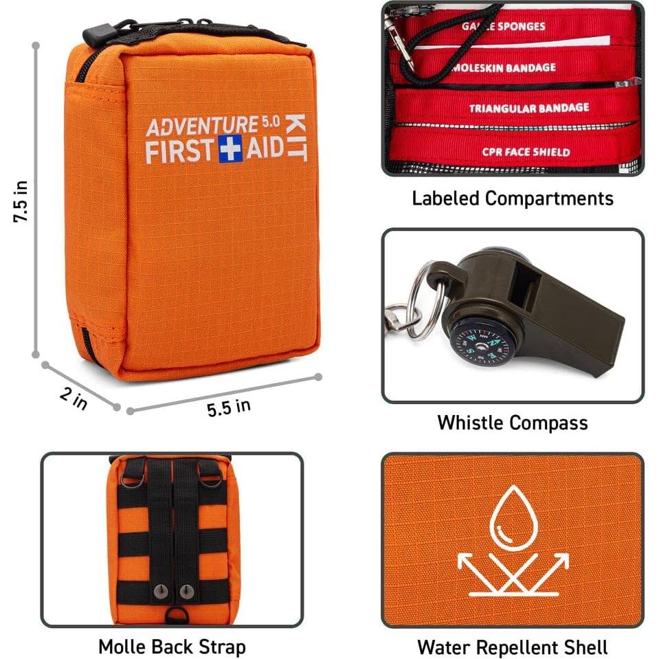 Kit de Primeros Auxilios BrightCare 130 Piezas Resistente al Agua