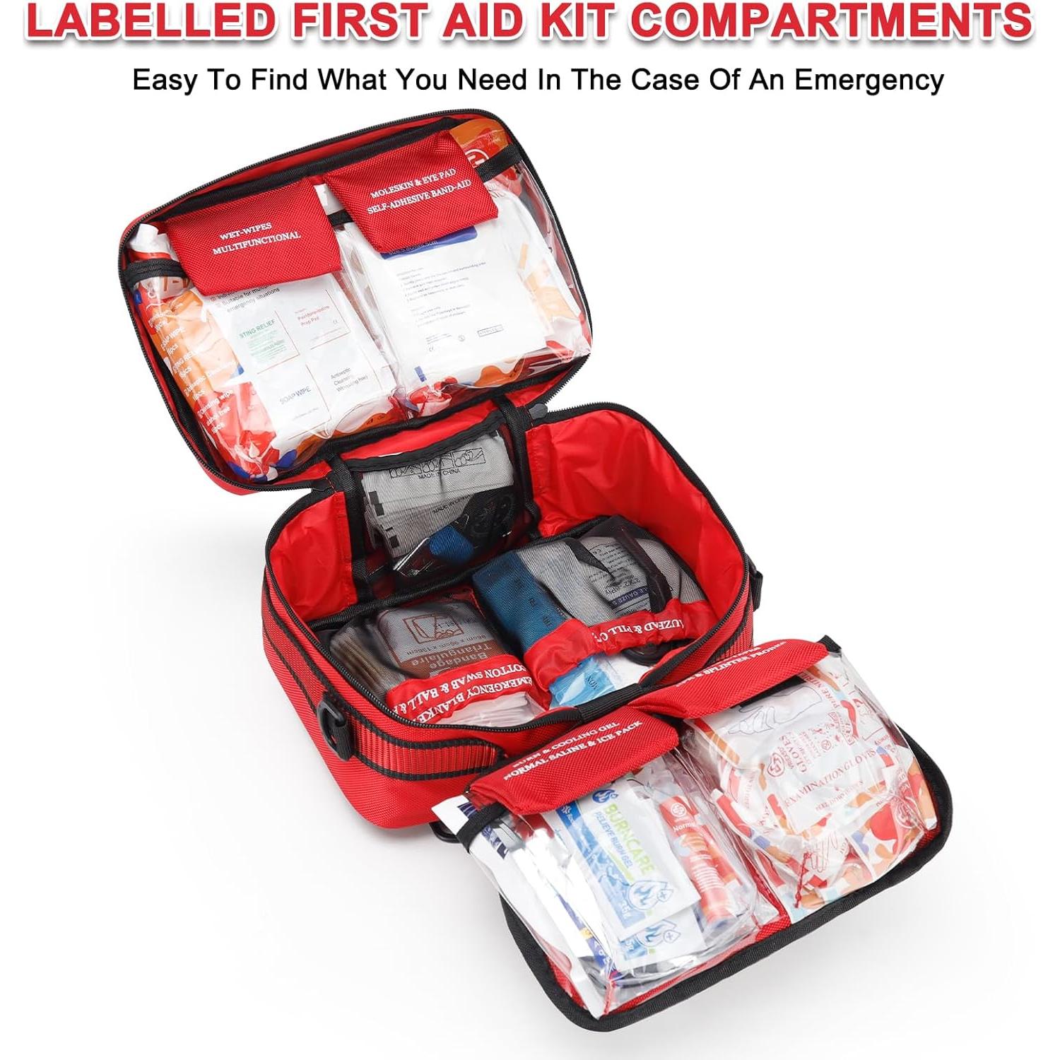 Kit de Primeros Auxilios Grande Vriexsd 450 Piezas para Emergencias