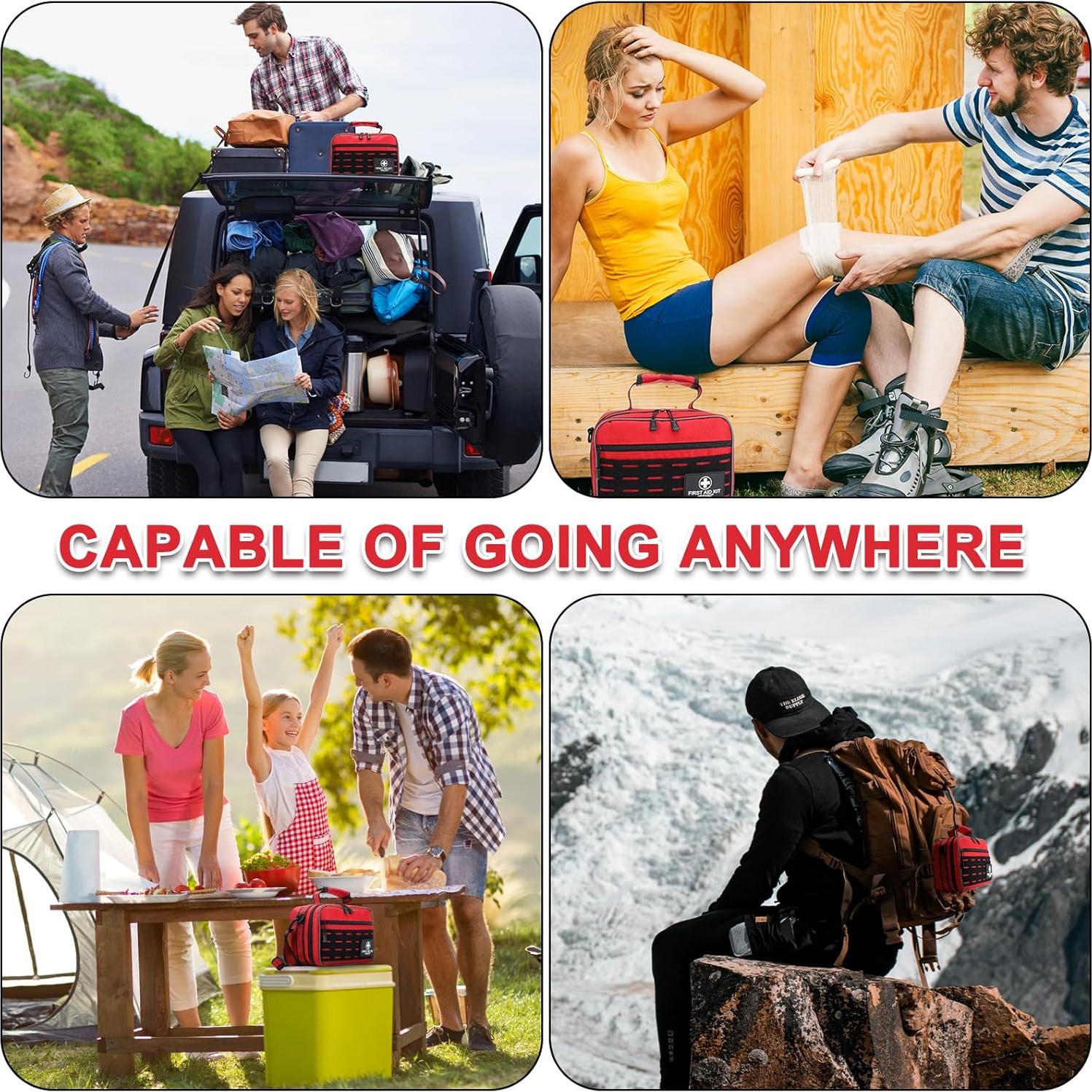 Kit de Primeros Auxilios Grande Vriexsd 450 Piezas para Emergencias