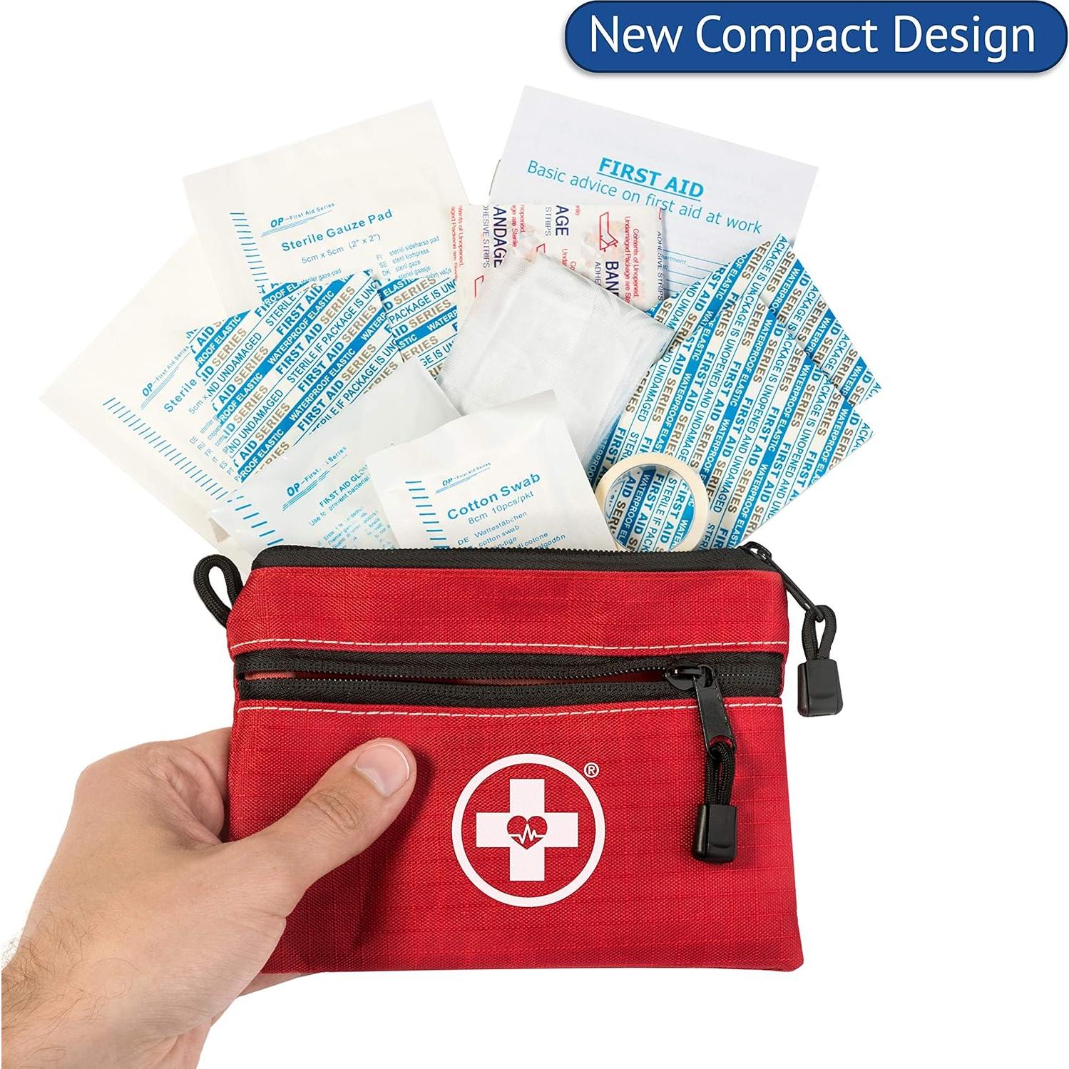 Kit de Primeros Auxilios Swiss Safe 64 Piezas para Emergencias