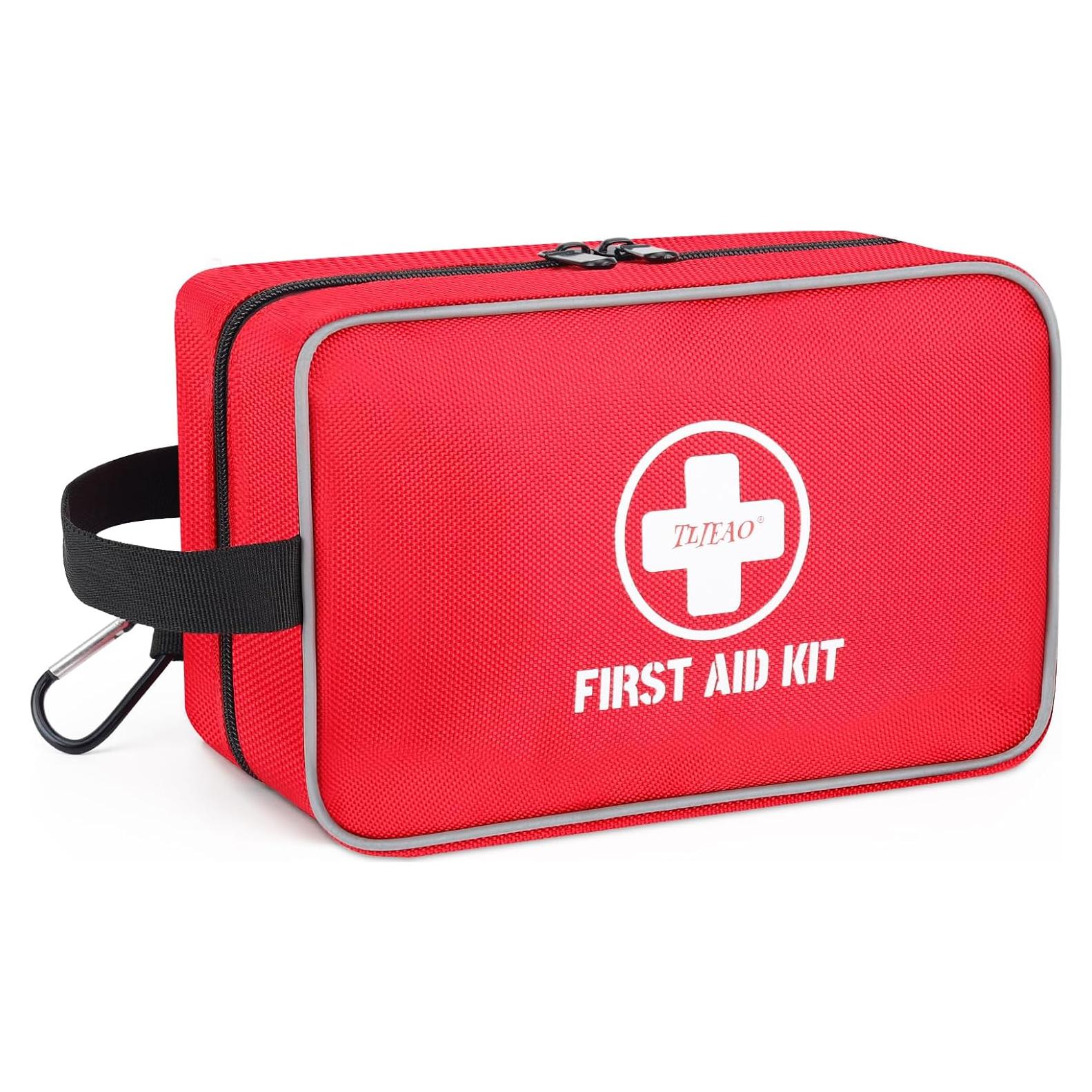 Kit de Primeros Auxilios 330 Piezas TLIEAO Compacto Impermeable