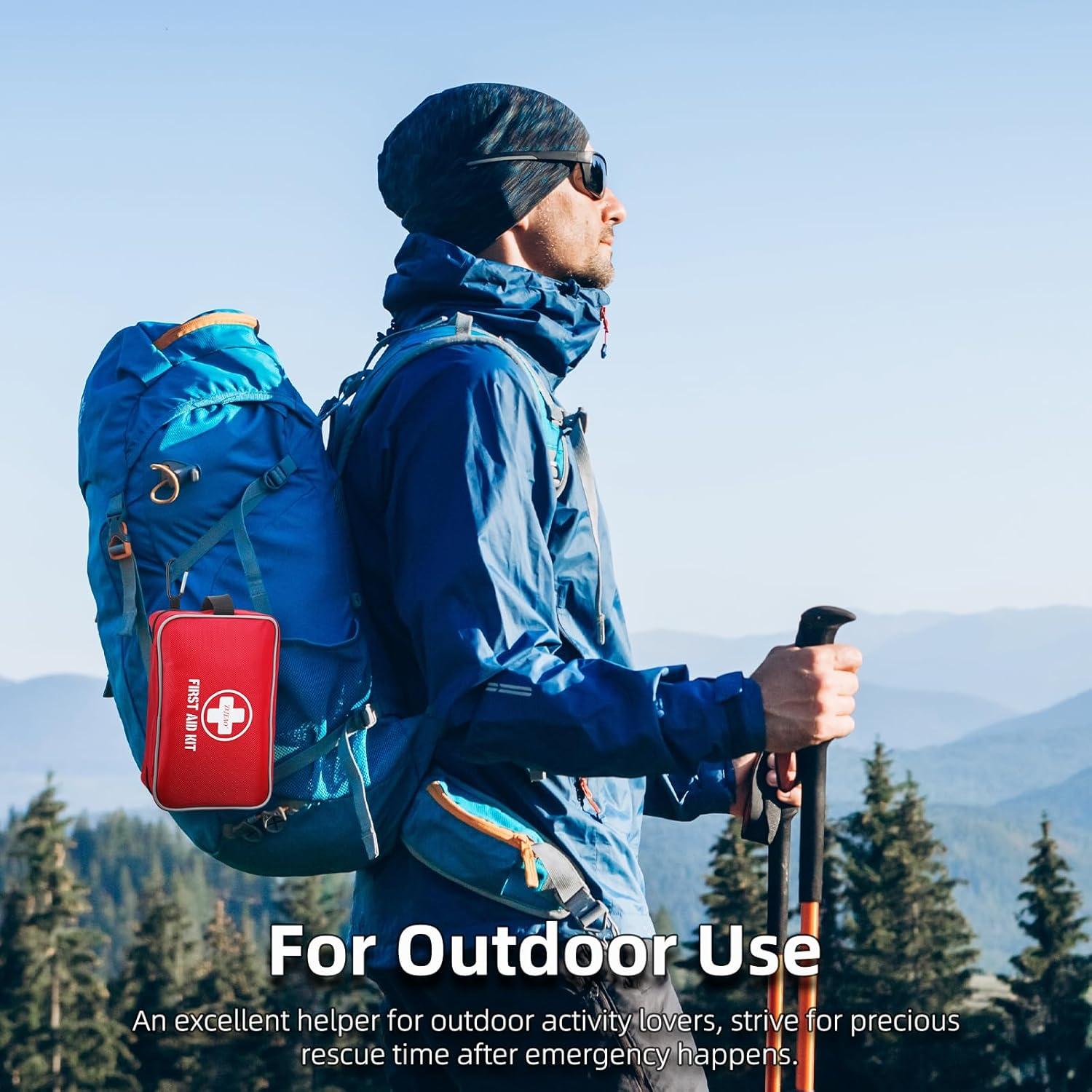 Kit de Primeros Auxilios 330 Piezas TLIEAO Compacto Impermeable