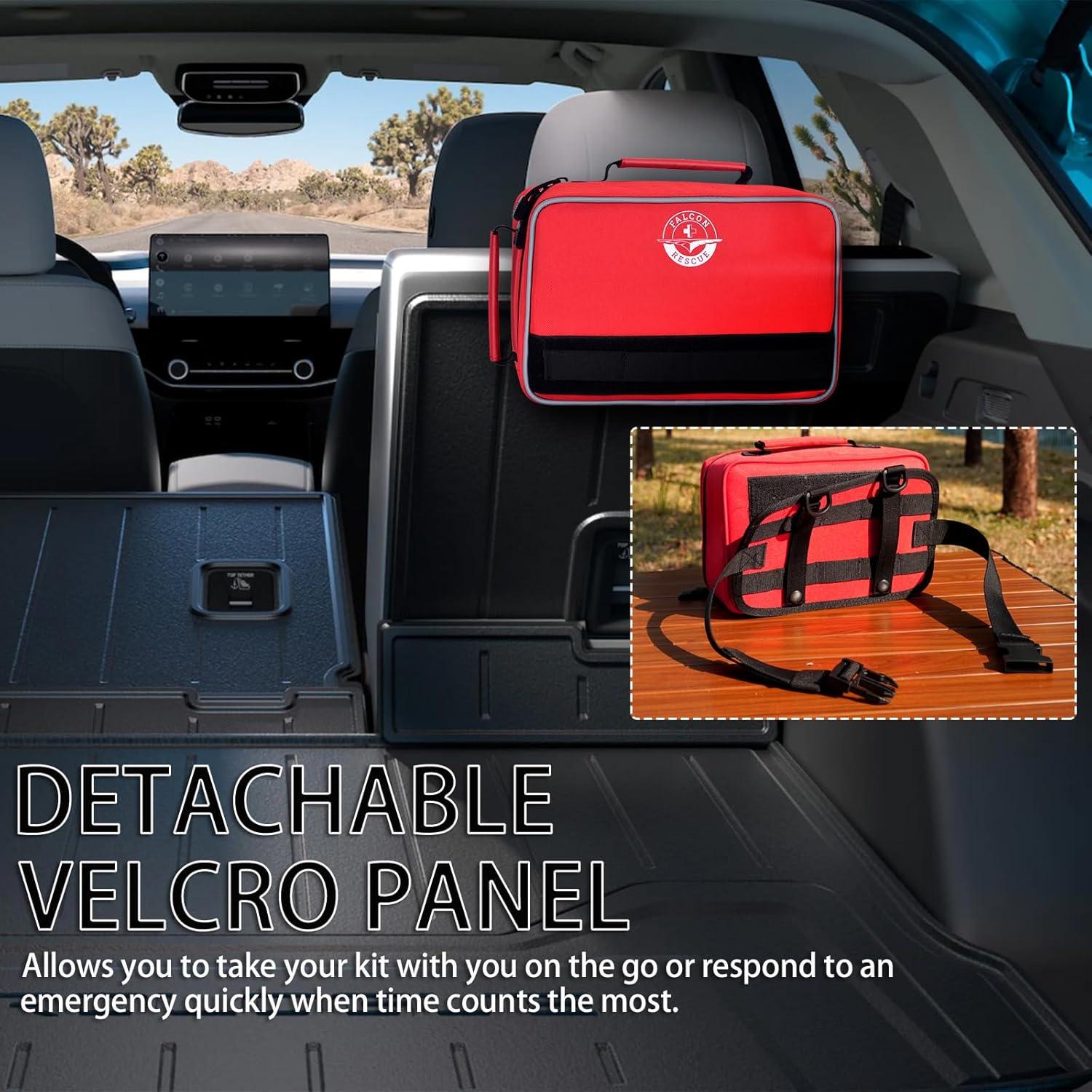 Kit de Primeros Auxilios FALCON RESCUE 418 Piezas para Emergencias