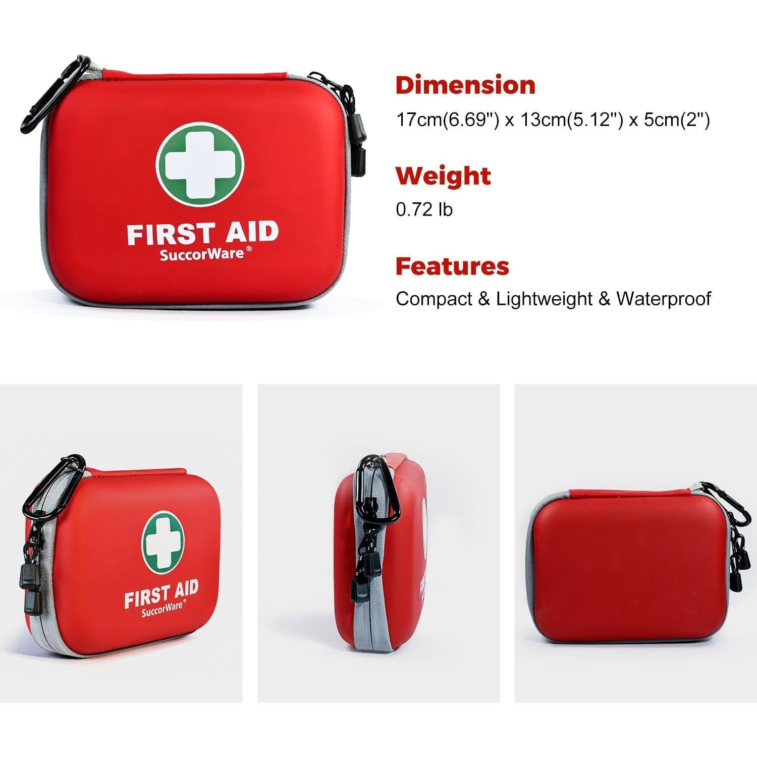 Kit de Primeros Auxilios Mini SuccorWare 150 Piezas Rojo