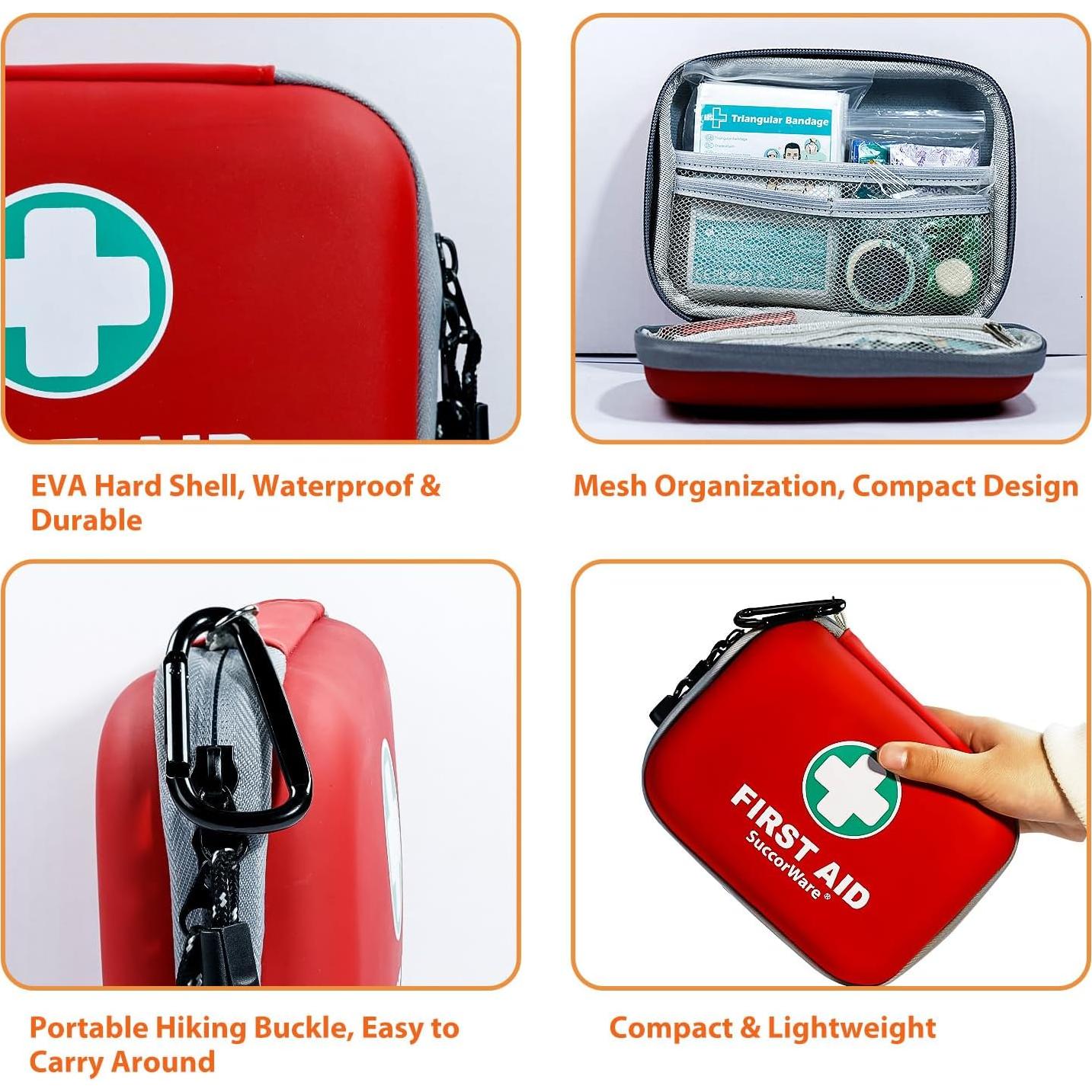 Kit de Primeros Auxilios Mini SuccorWare 150 Piezas Rojo