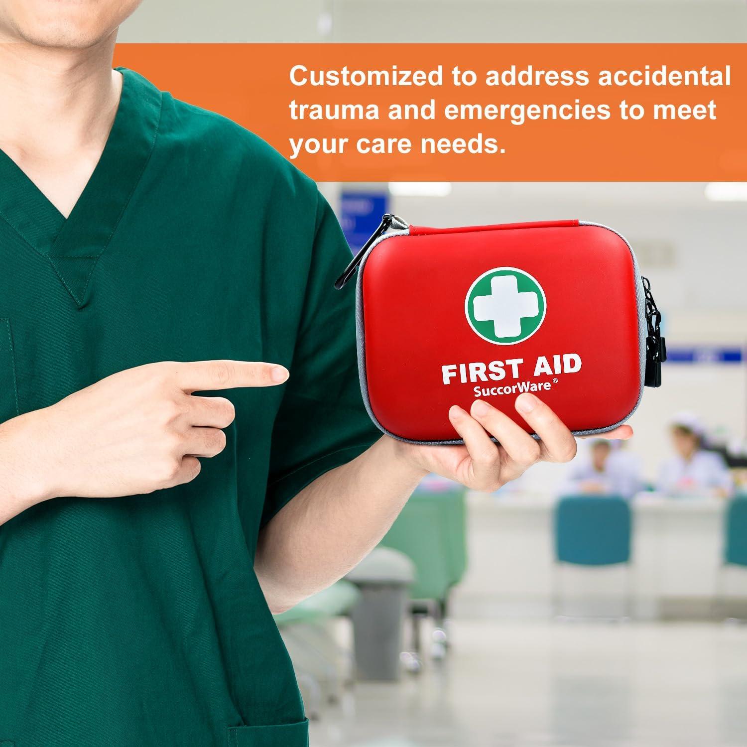 Kit de Primeros Auxilios Mini SuccorWare 150 Piezas Rojo