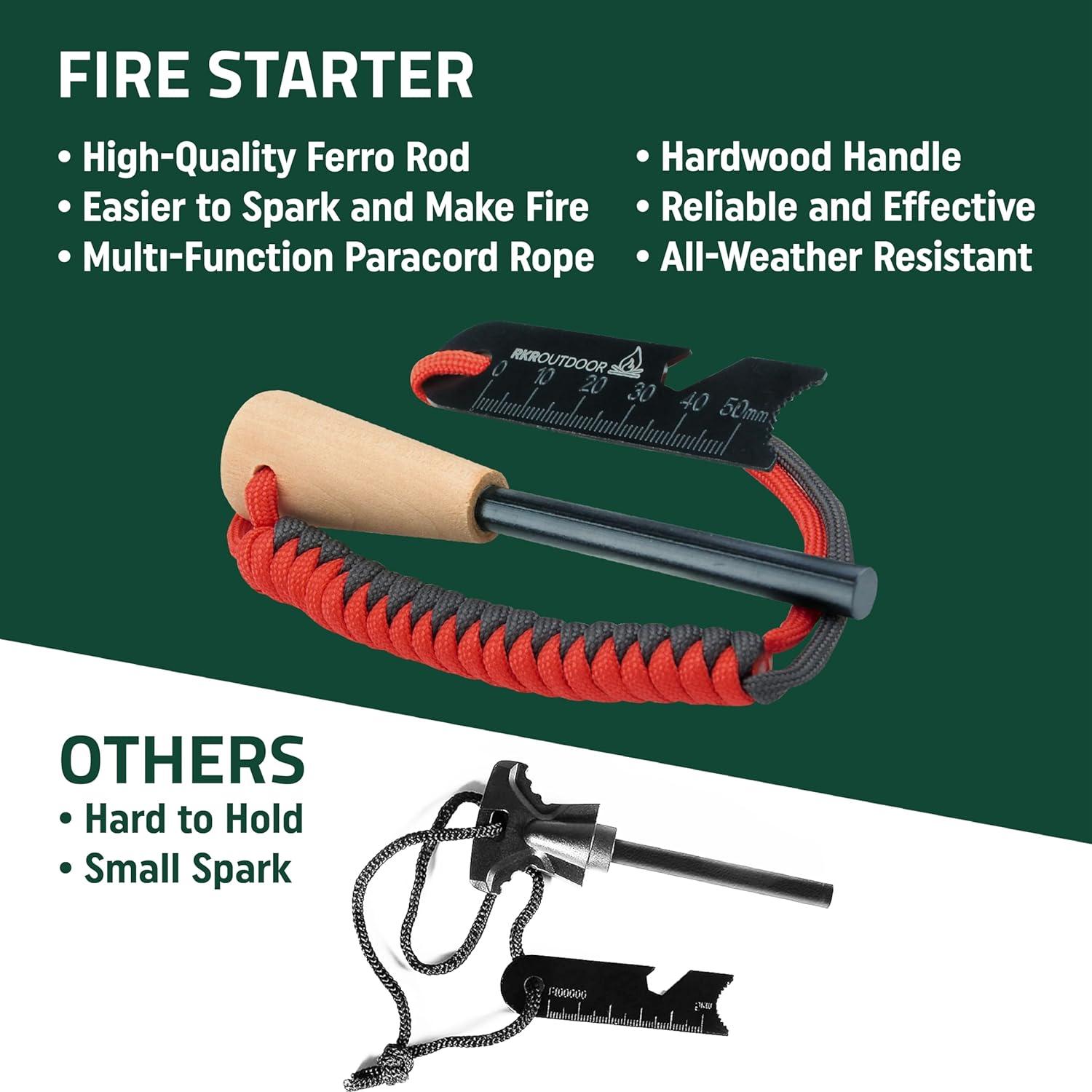 Kit de Supervivencia RKR OUTDOOR 210 Piezas para Camping