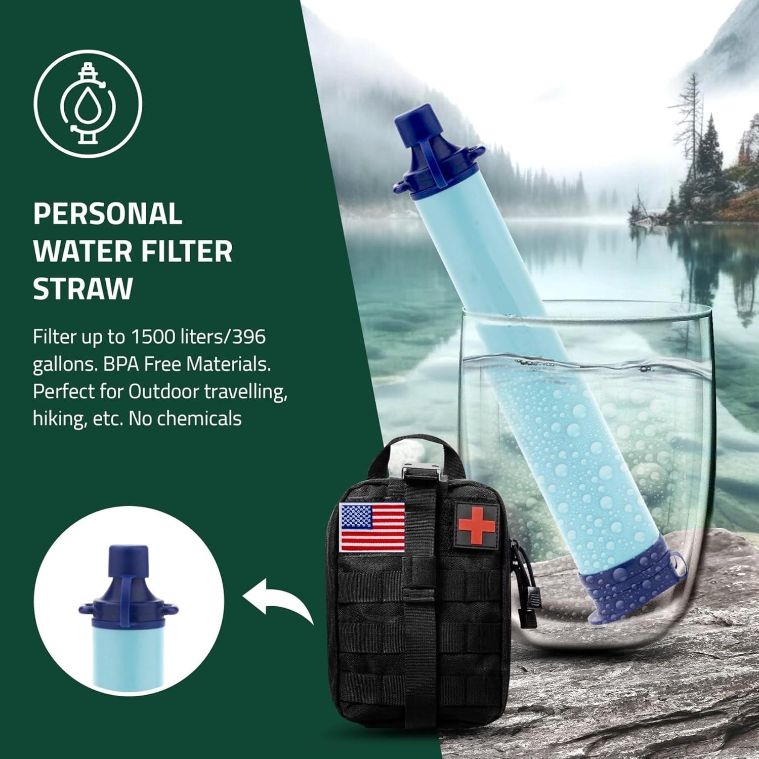 Kit de Supervivencia RKR OUTDOOR 210 Piezas para Camping