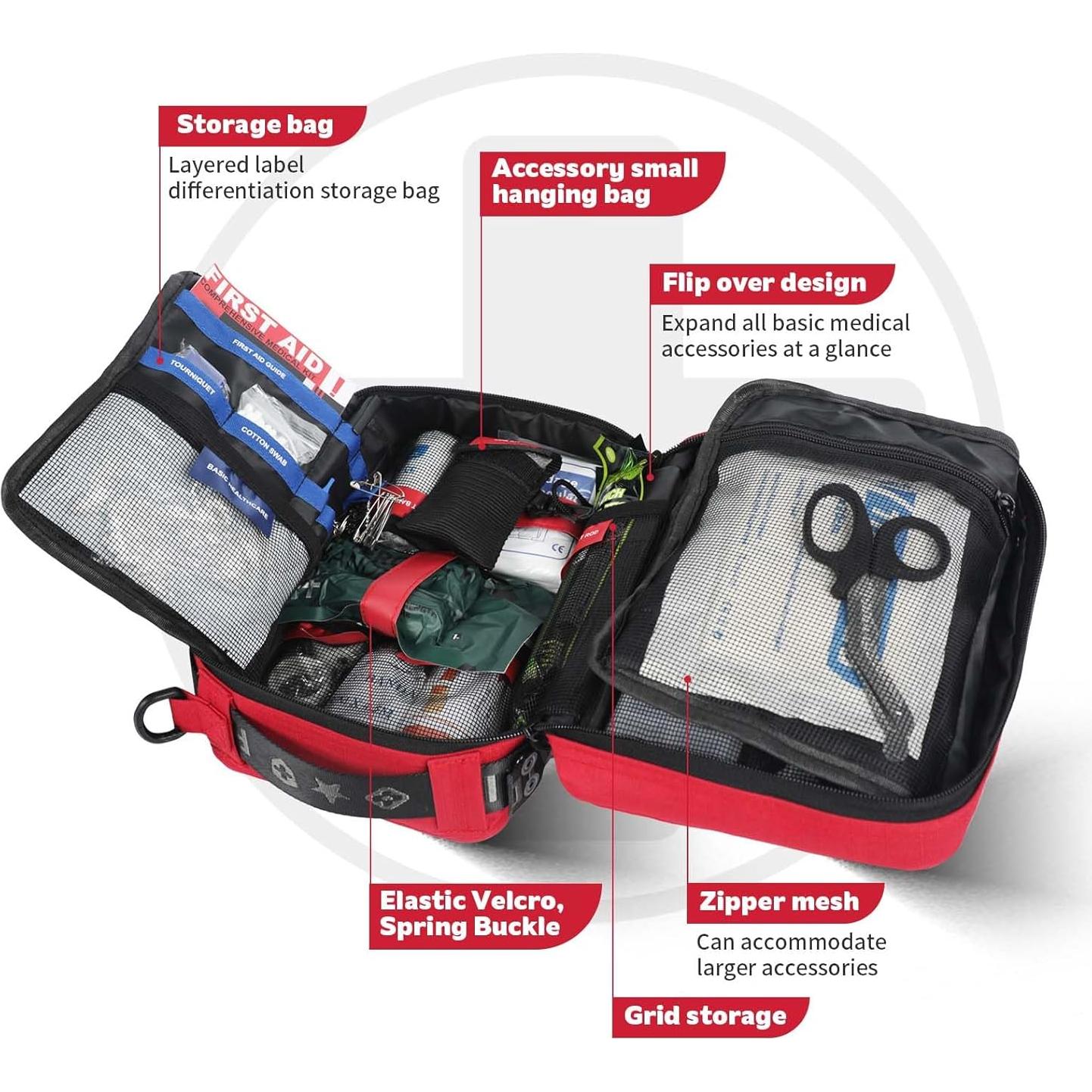 Kit de Primeros Auxilios Grande KITGO Multiusos 1.96kg