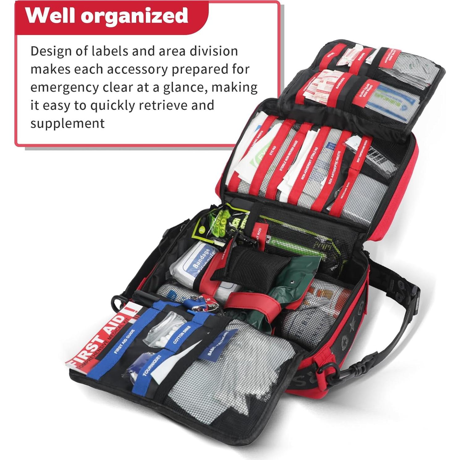 Kit de Primeros Auxilios Grande KITGO Multiusos 1.96kg