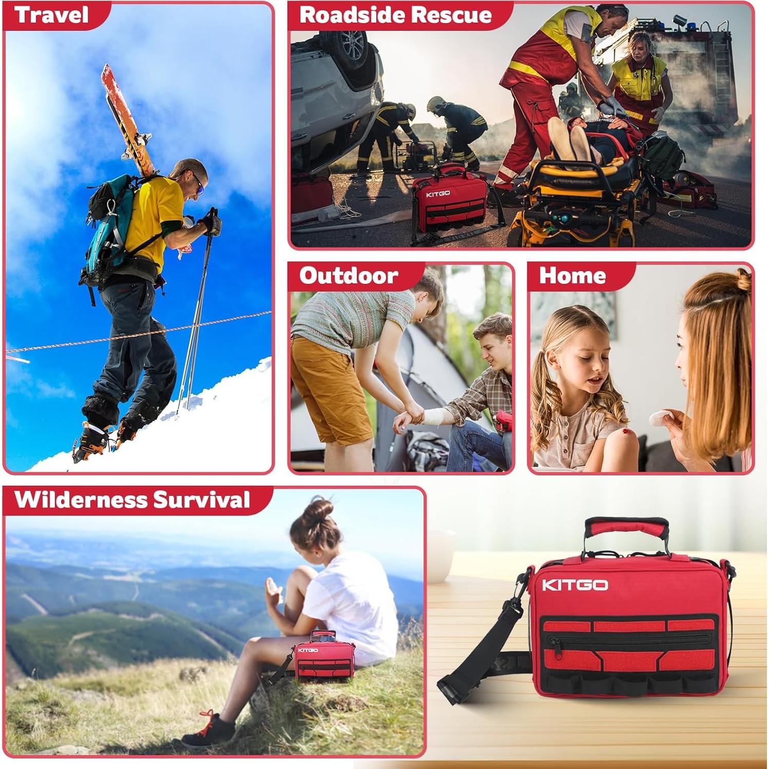 Kit de Primeros Auxilios Grande KITGO Multiusos 1.96kg