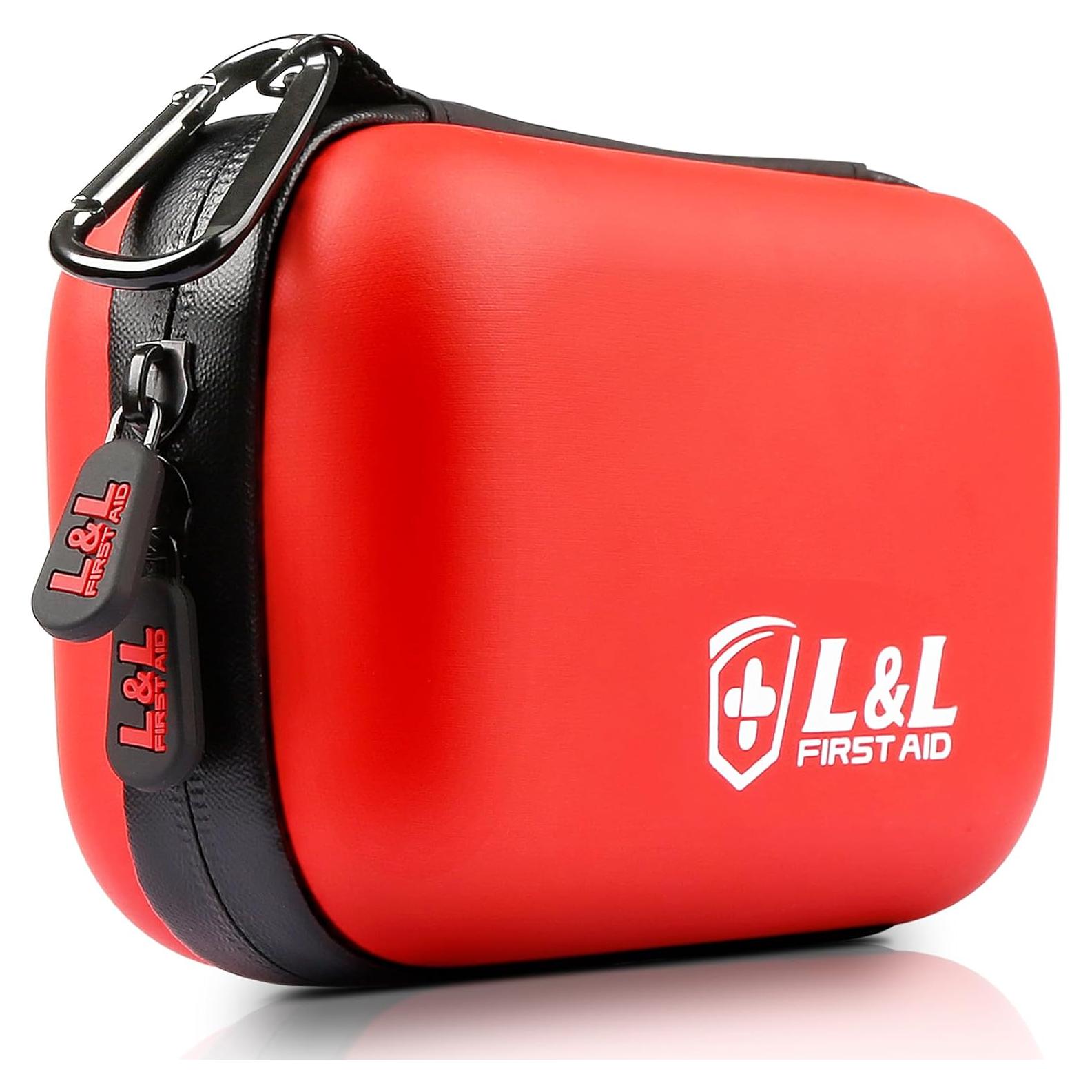 Kit de Primeros Auxilios L&L 120 Piezas Impermeable Rojo