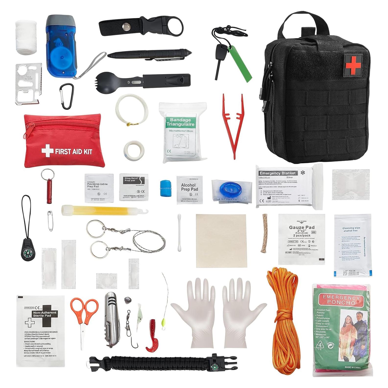 Kit de Primeros Auxilios VEVOR 250 Piezas Nylon 600D