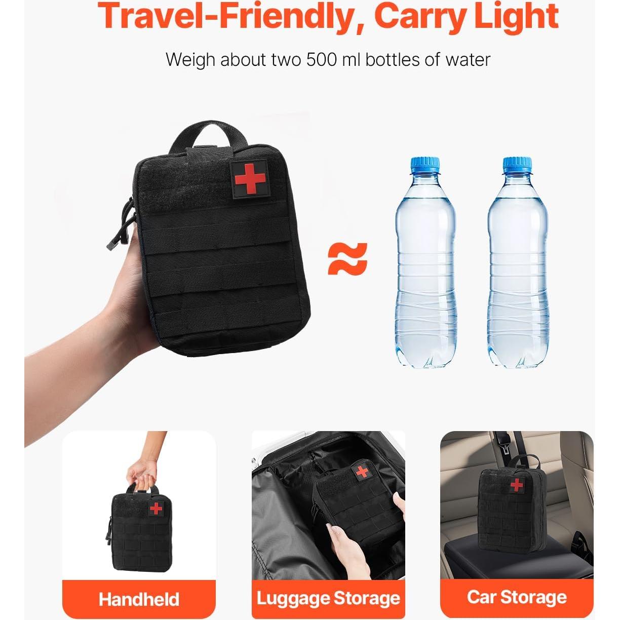 Kit de Primeros Auxilios VEVOR 250 Piezas Nylon 600D