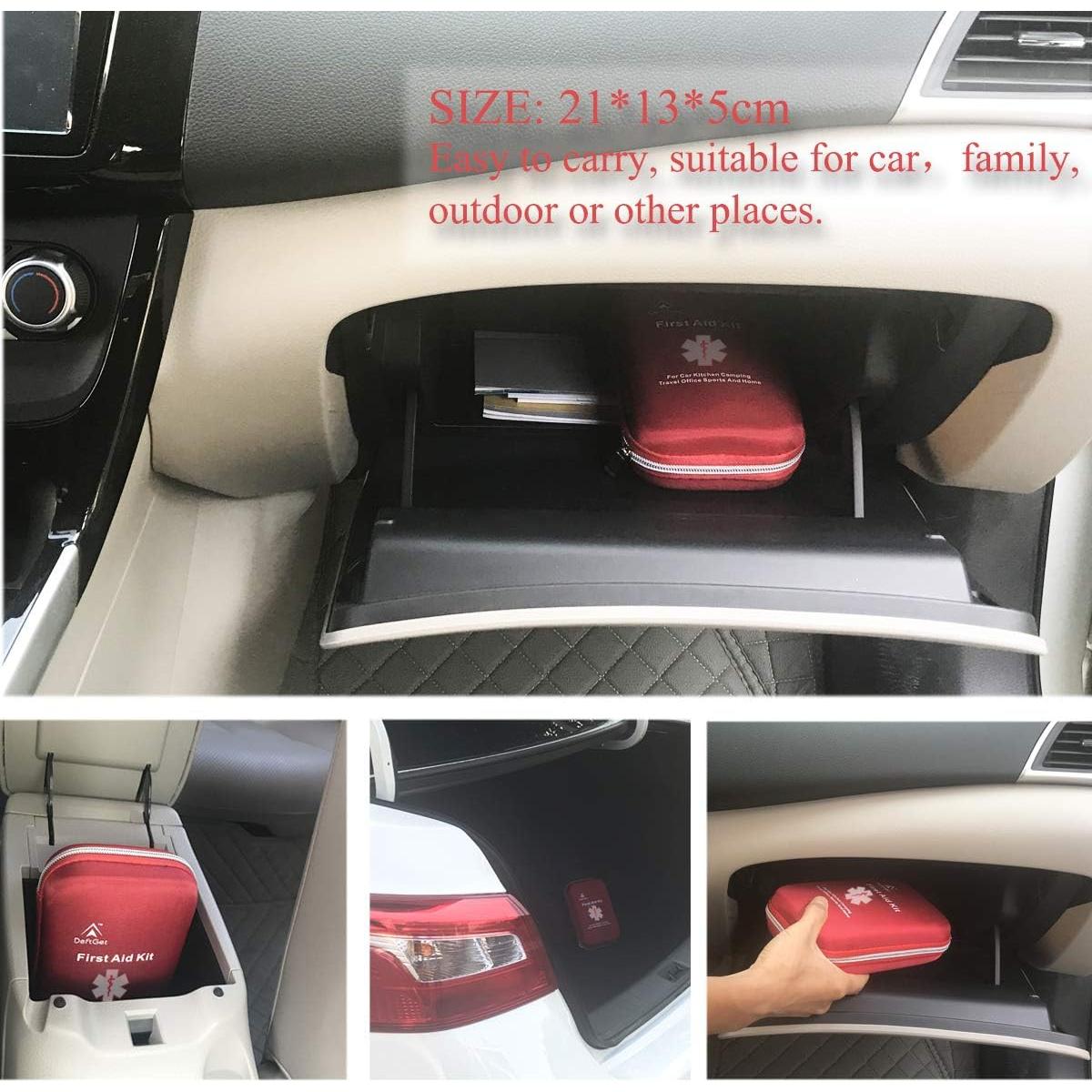 Kit de Primeros Auxilios Deftget 163 Piezas Impermeable