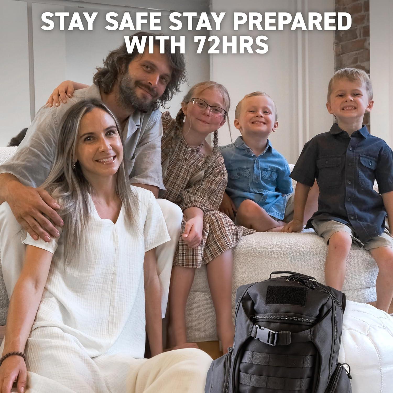 Kit de Supervivencia de Emergencia Deluxe 72 HRS - 2 Personas