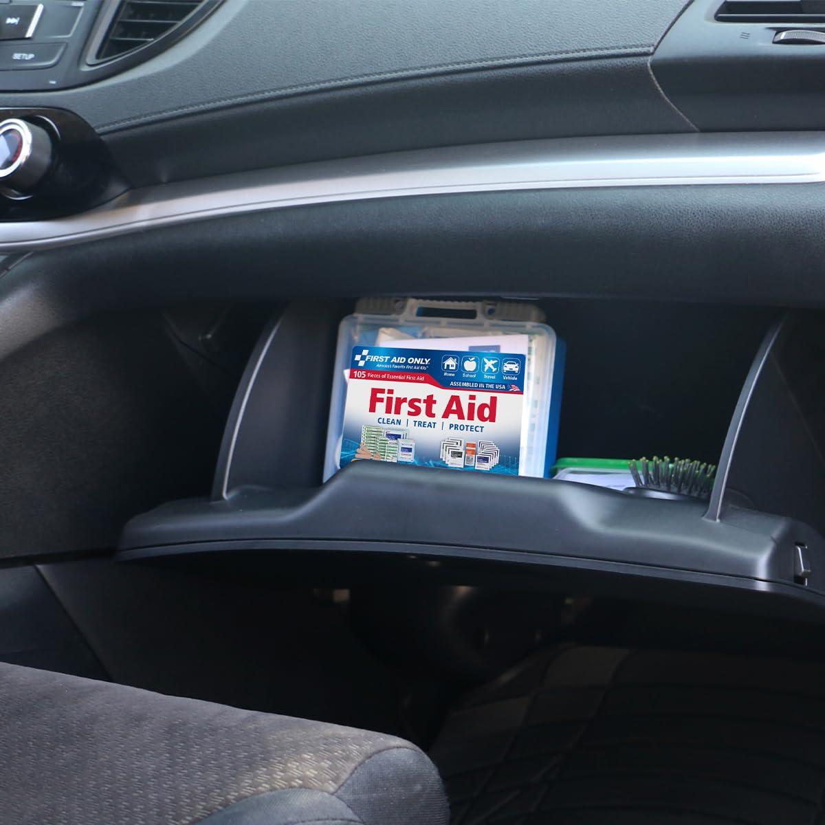 Kit de Primeros Auxilios Pac-Kit 91249, 105 Piezas para Hogar y Viajes