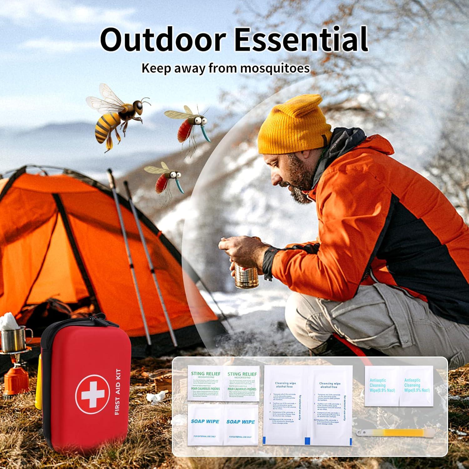 Kit de Primeros Auxilios Pumier Compacto Impermeable 263 Piezas