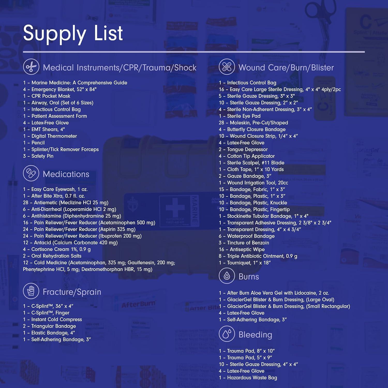 Kit de Primeros Auxilios Adventure Medical Kits Marina 1500