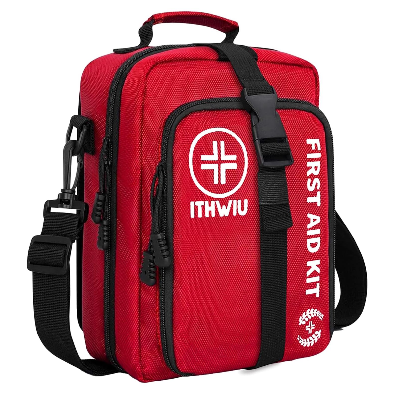 Kit de Primeros Auxilios ITHWIU 400 Piezas Impermeable Rojo