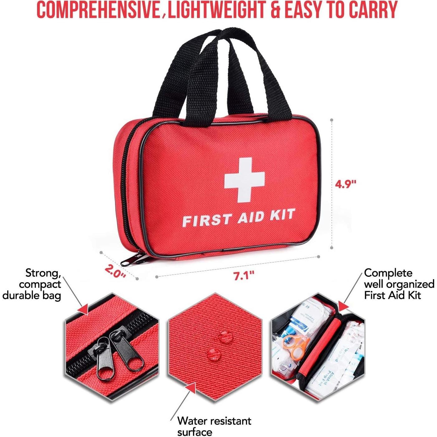 Kit de Primeros Auxilios SlimK 112 Piezas Compacto para Viajes
