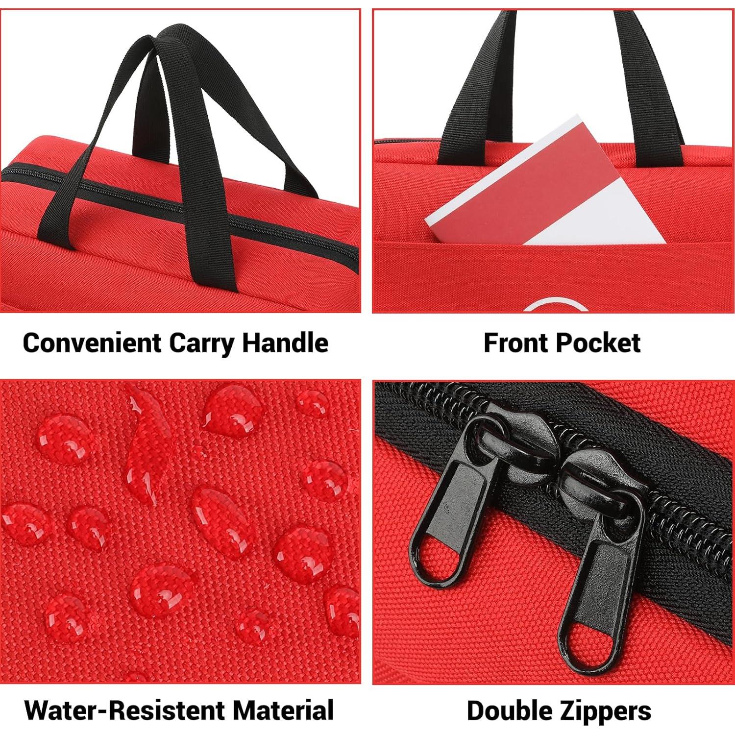 Kit de Primeros Auxilios Heltrek 450 Piezas Portátil para Emergencias