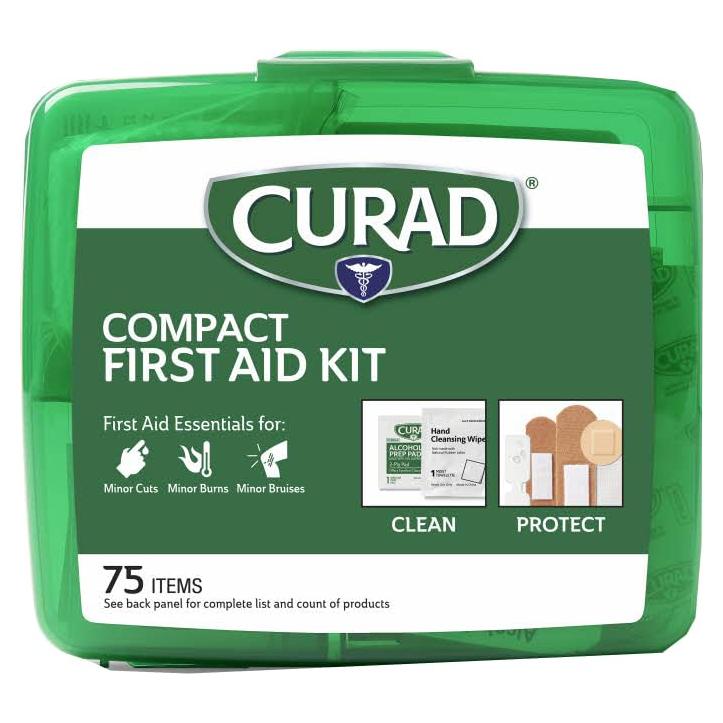Kit de Primeros Auxilios Compacto Curad 75 Piezas Verde